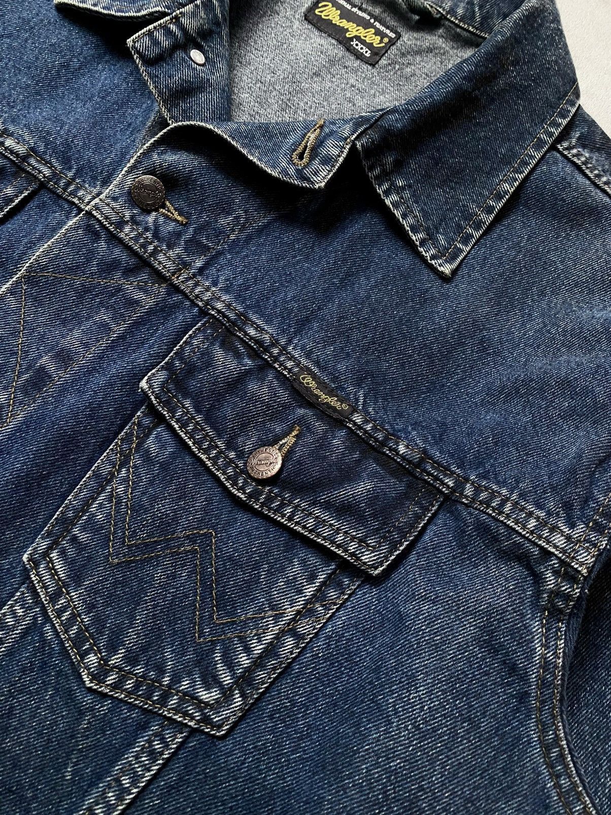 Wrangler Vintage 90s Wrangler Western Denim Jacket Size US XXL / EU 58 / 5 - 6 Thumbnail