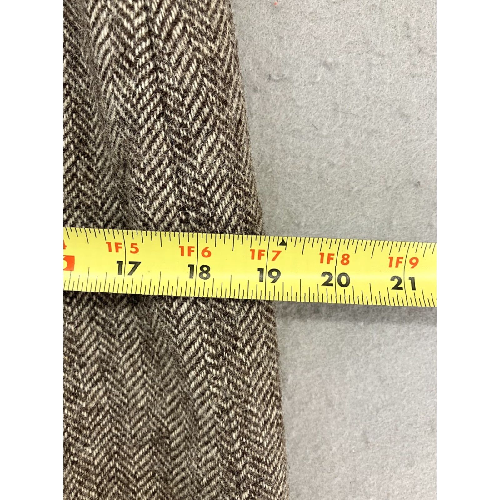 Vintage Welsh Naturally Women's Midi Skirt Wool Beige Solid 80s 90s Casual Side Slit UK Size M Size 32" / US 10 / IT 46 - 4 Thumbnail