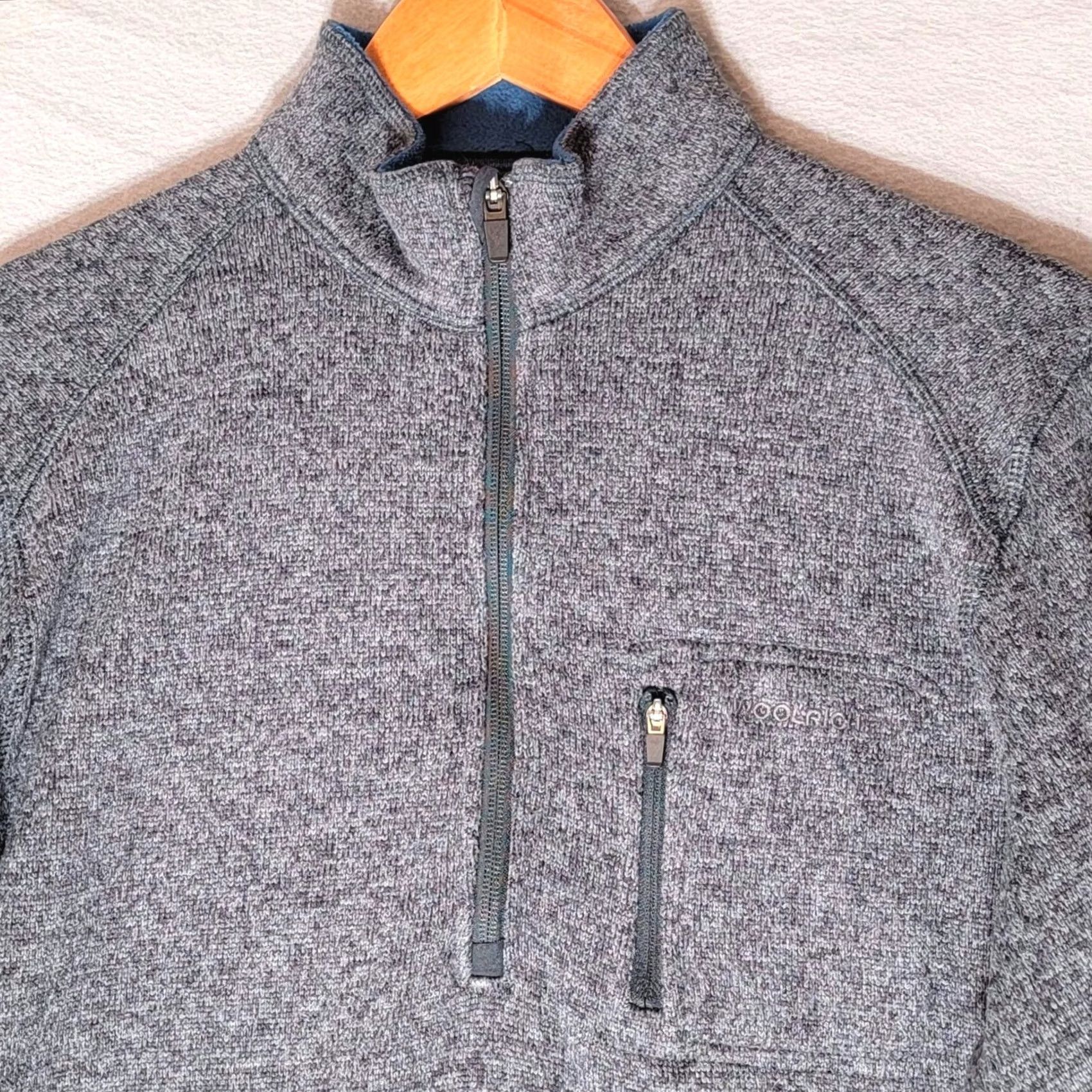 Vintage Woolrich Half Zip Sweater Mens M Gray Knit Jacket Mock Neck Gorpcore Size US M / EU 48-50 / 2 - 3 Thumbnail