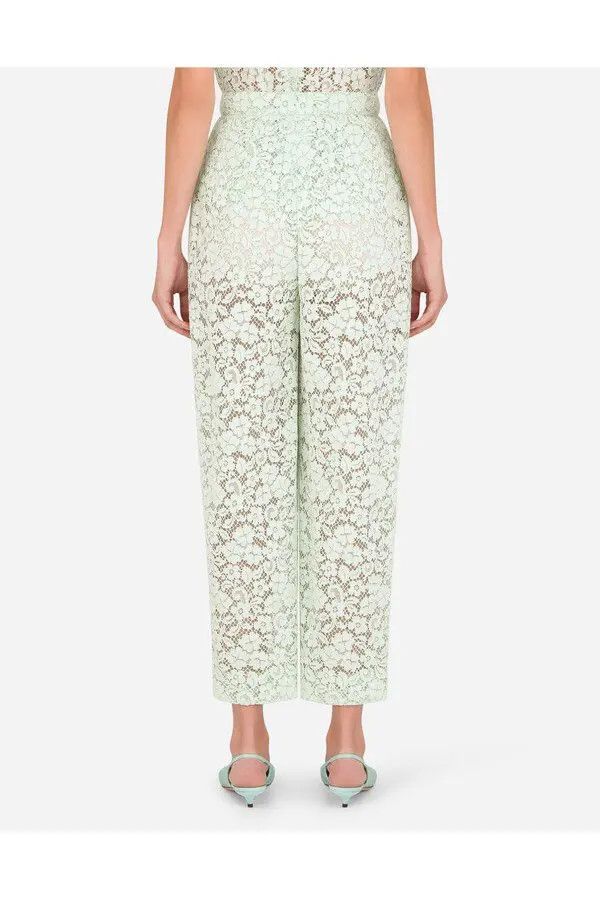 Dolce & Gabbana o1y0925 Sweatpant in Light Green Size 26" / US 2 / IT 38 - 2 Thumbnail