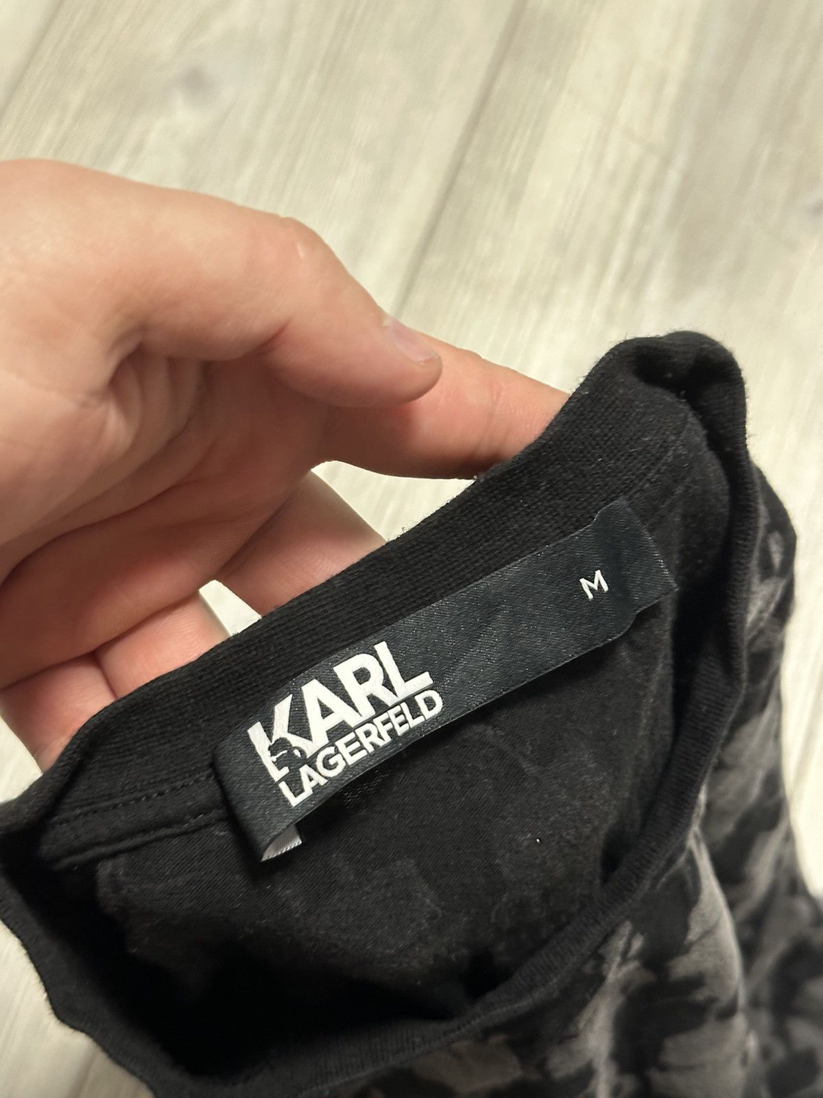 Karl Lagerfeld Karl Lagerfeld T-shirt Monogramm Size US M / EU 48-50 / 2 - 3 Thumbnail