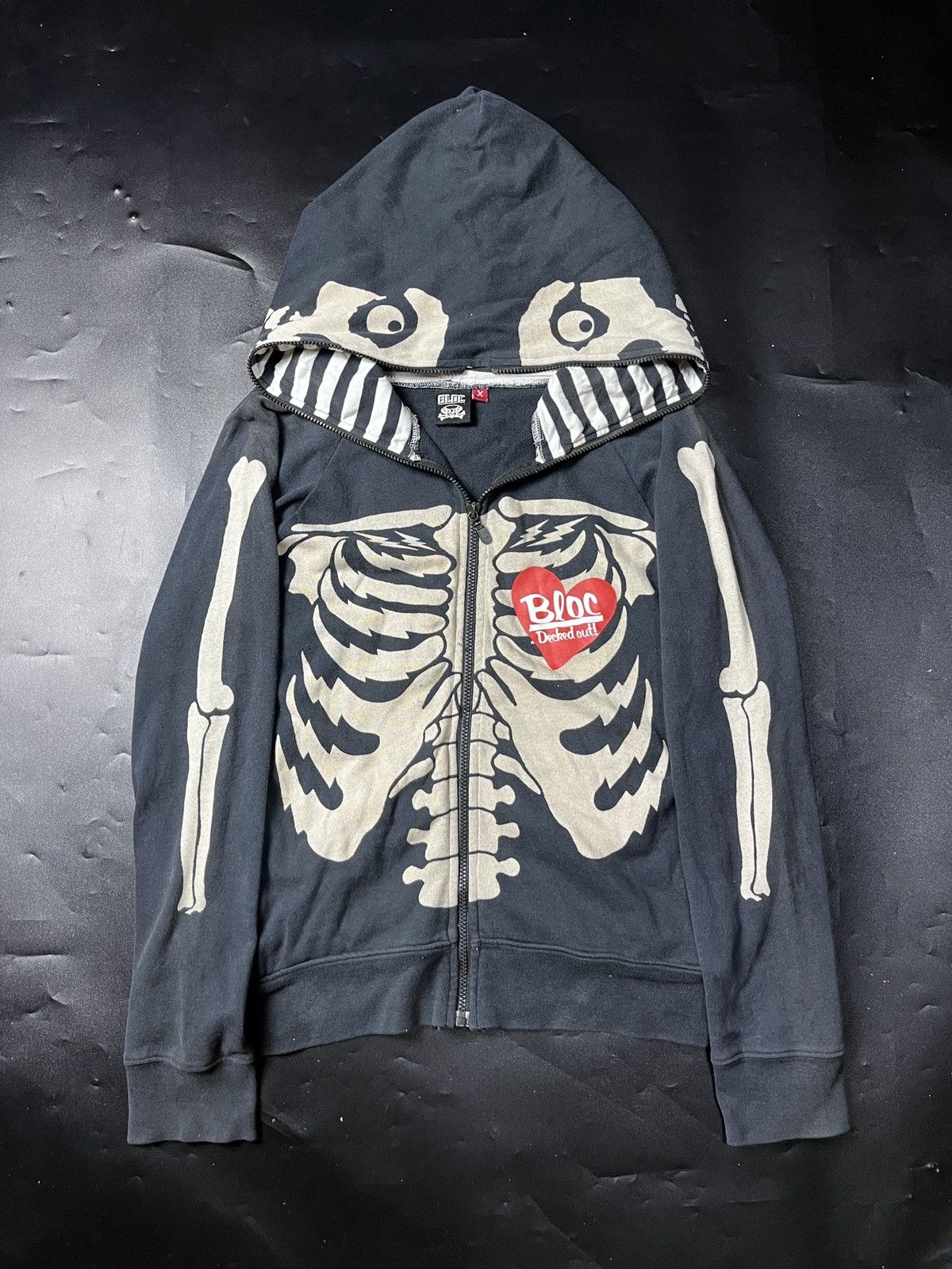 Japanese Brand Japanese bloc skeleton fullziper Size US S / EU 44-46 / 1 - 2 Thumbnail