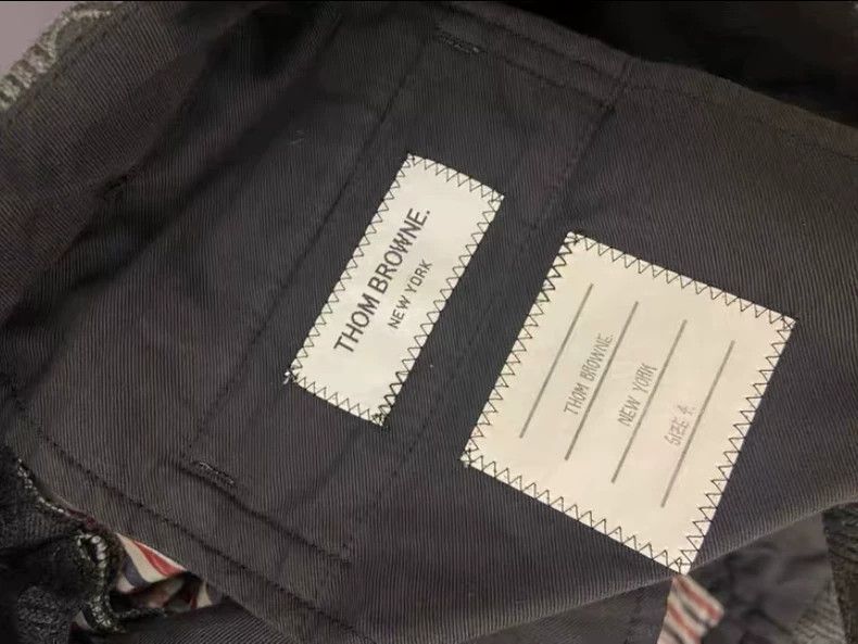 Thom Browne Thom Browne size4 Gray wool trousers Size 40S - 5 Thumbnail