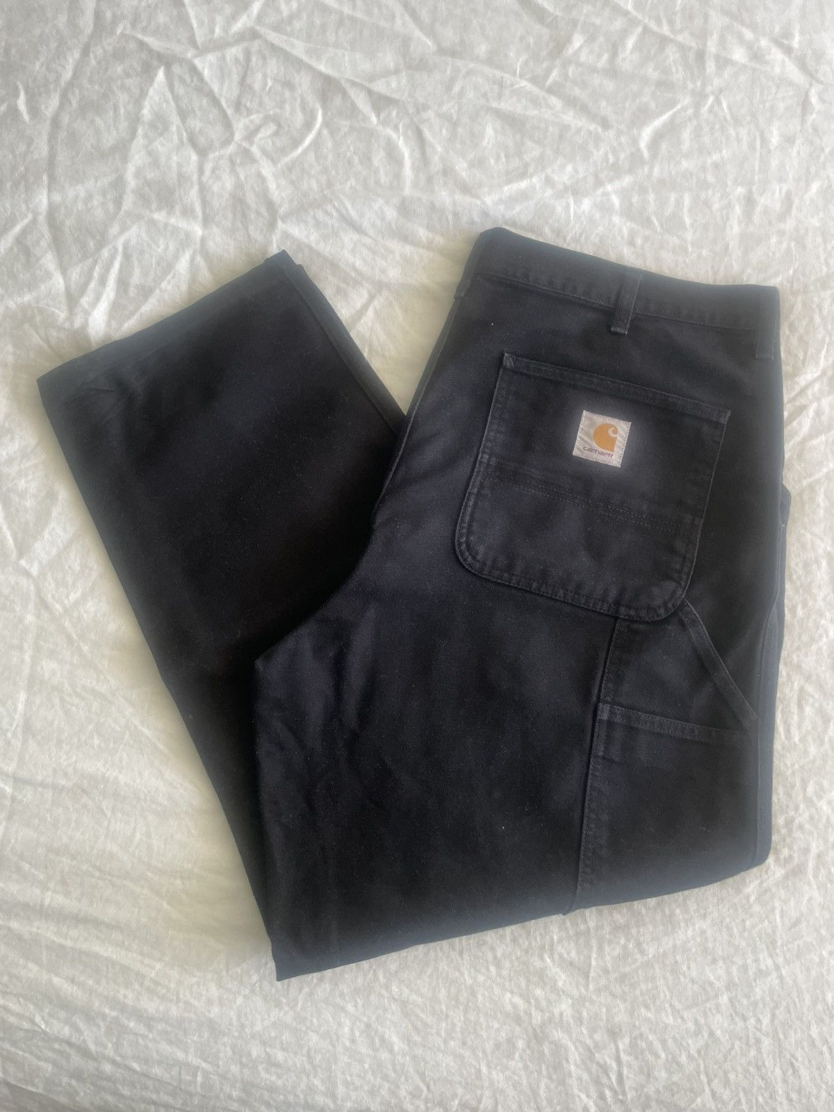 Carhartt Wip Black Carhartt WIP single-knee pants Size US 38 / EU 54 - 1 Thumbnail