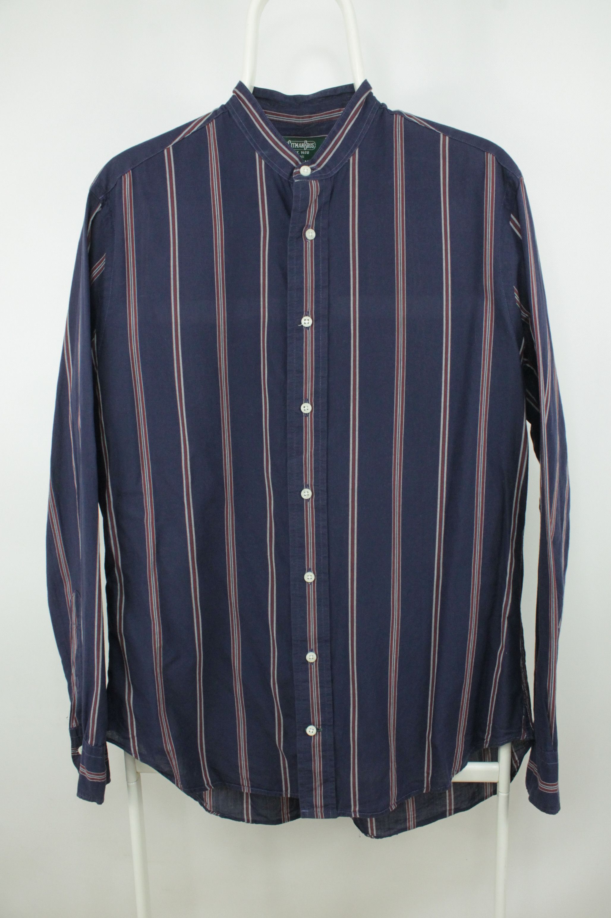 Gitman Bros. Vintage Gitman Bros. Vintage Cotton Silk Striped Shirt Made in USA Size US M / EU 48-50 / 2 - 1 Thumbnail
