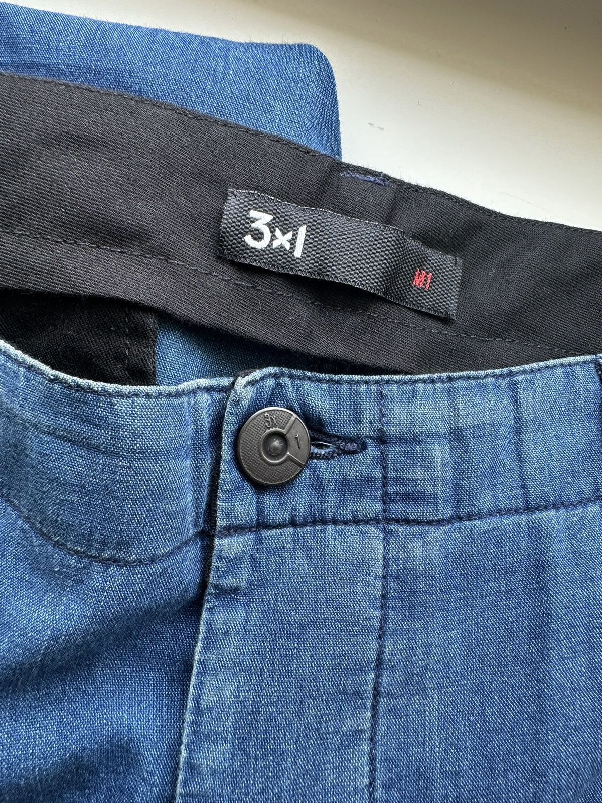 3x1 Super Lightweight Trouser Cut Jeans Size US 42 / EU 58 - 4 Thumbnail