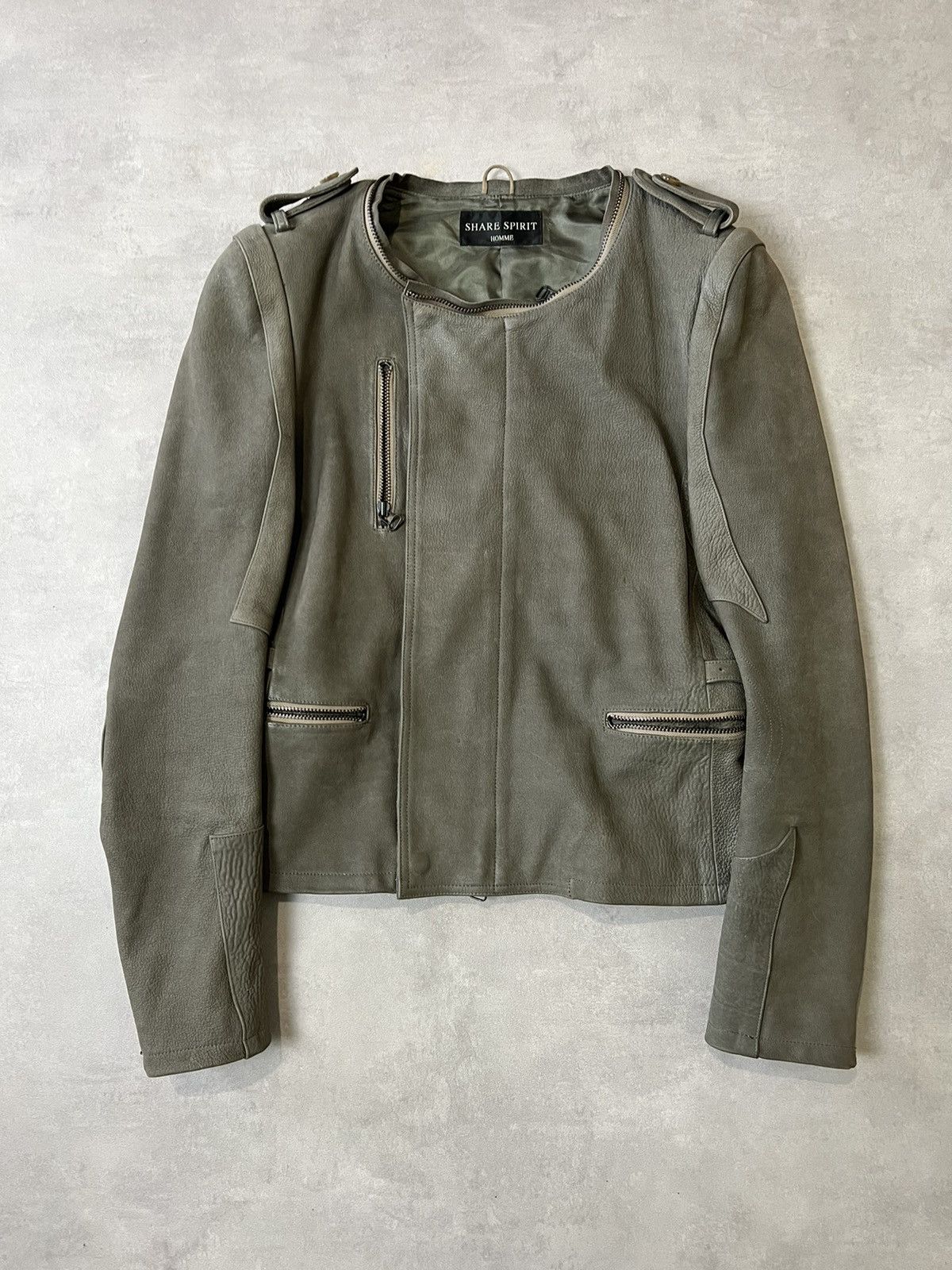 Share spirit leather jacket