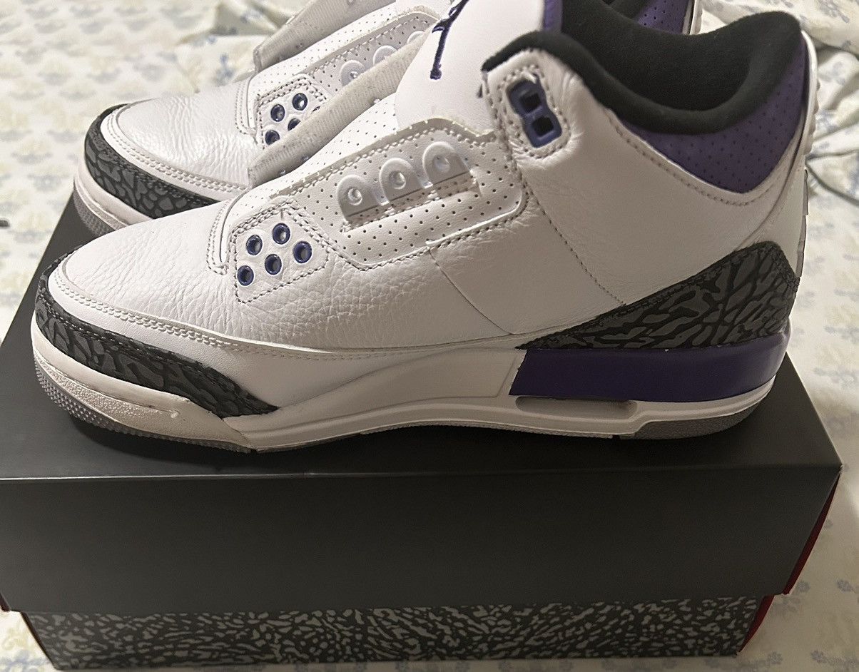 Jordan Brand Air Jordan 3 Retro ‘Dark Iris’ Size US 7 / EU 40 - 5 Thumbnail