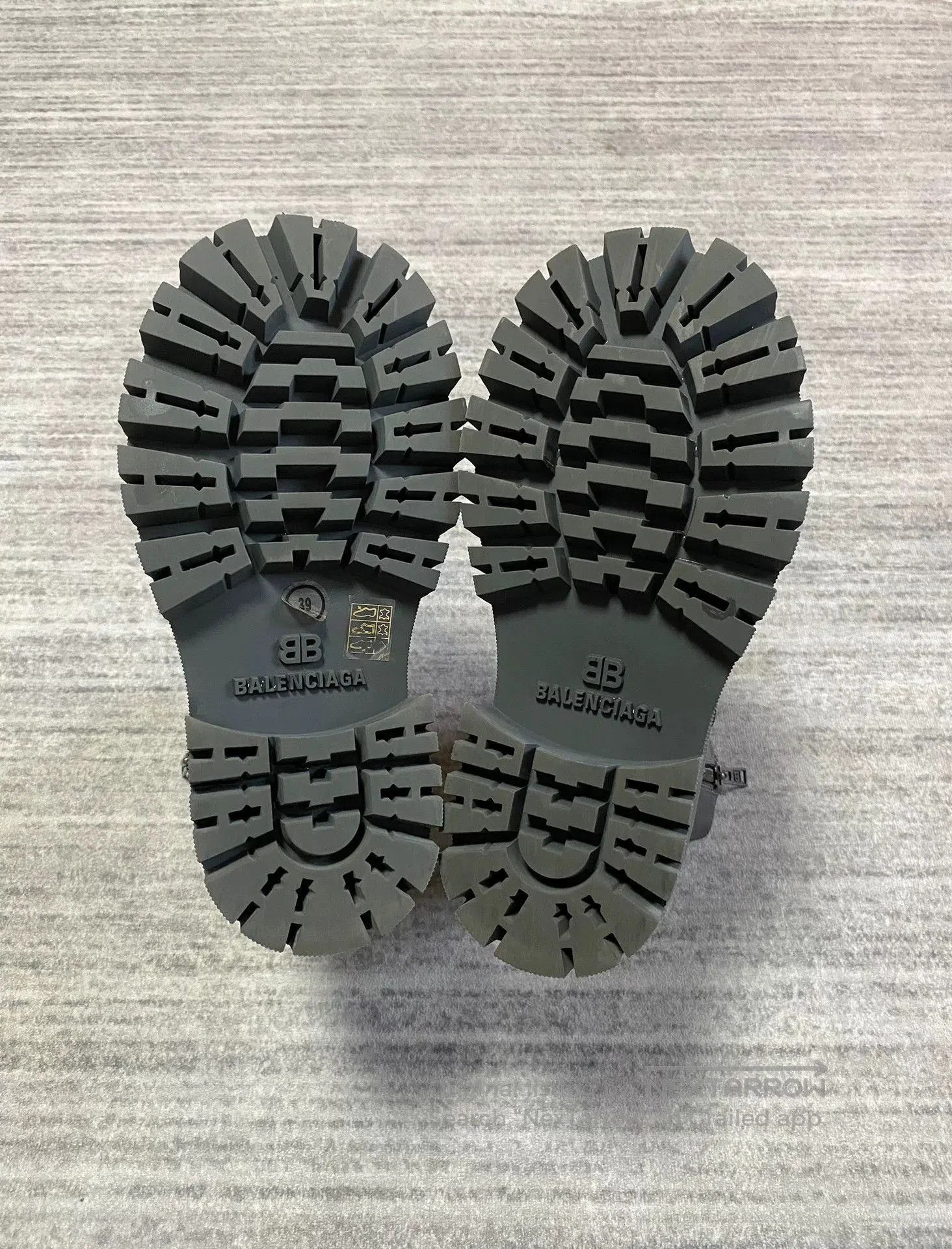 Adieu Paris balenciaga tractor high-top derby military boots. Size US 8 / EU 41 - 6 Thumbnail