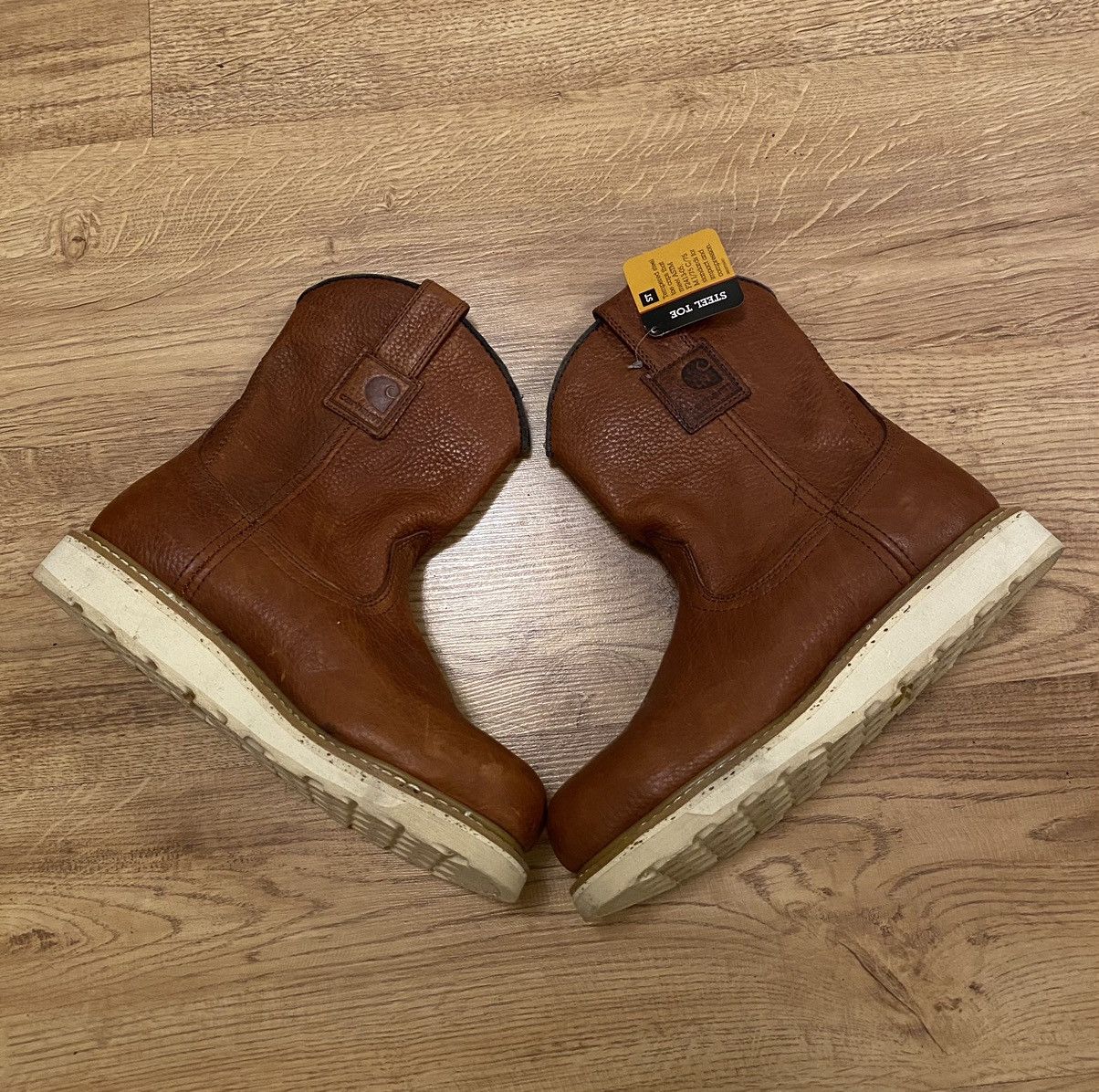 Carhartt Carhartt Steel Toe Leather Boots x Streetwear x Vintage Size US 8 / EU 41 - 4 Thumbnail