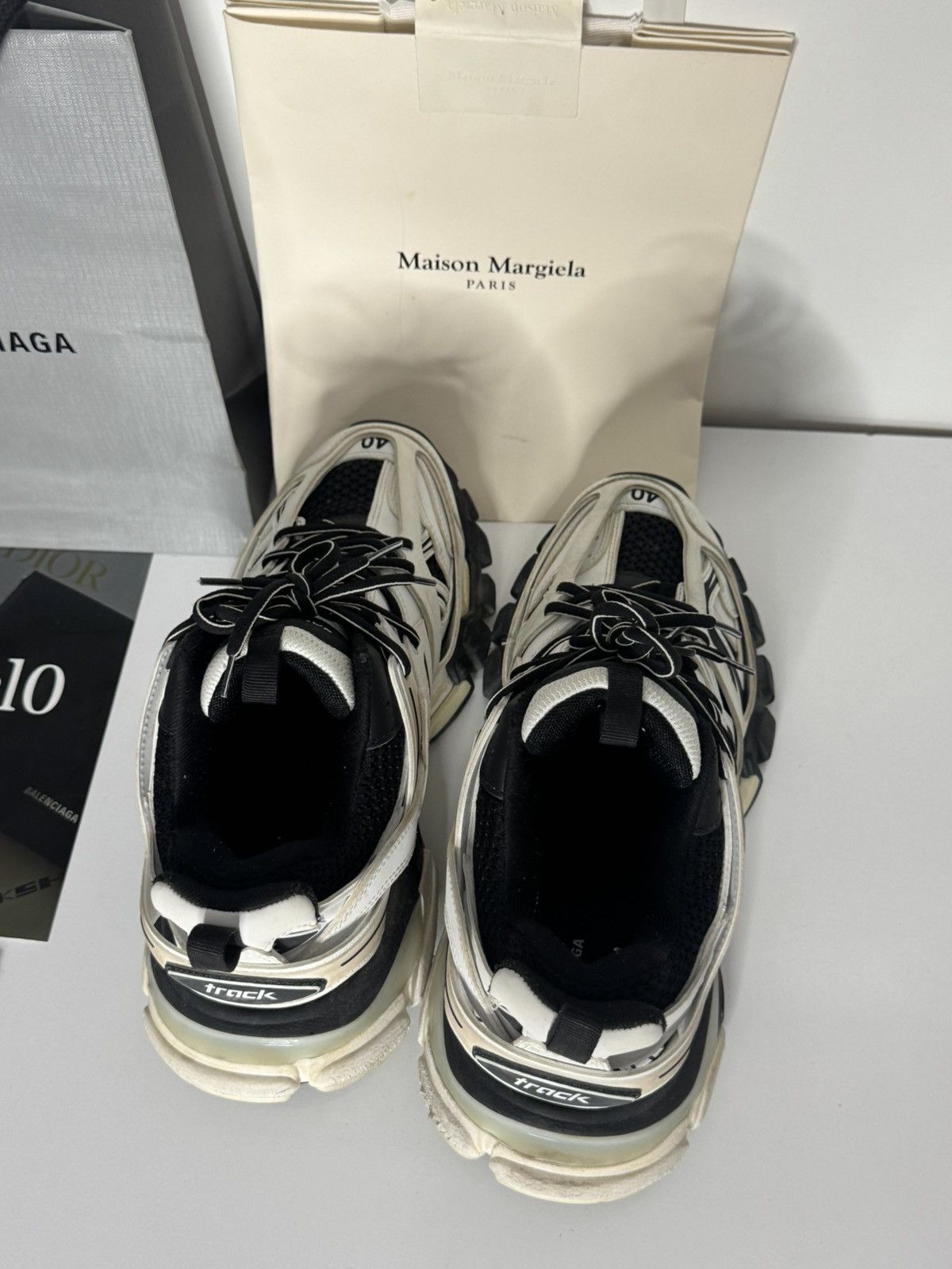 Balenciaga ✅ Balenciaga Track 1 White Black Low 40 Size US 7.5 / EU 40-41 - 8 Thumbnail