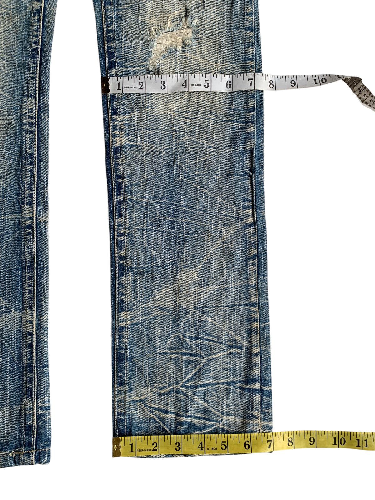 Other 💥 Vintage 90s Style Hyper Beach Stone Wash Patch Jeans Rare Size US 31 - 18 Thumbnail
