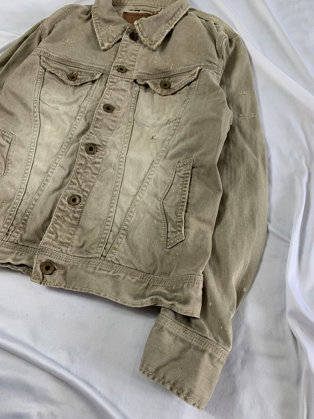 GOA Vintage goa japan trucker jeans distressed Size US M / EU 48-50 / 2 - 4 Thumbnail
