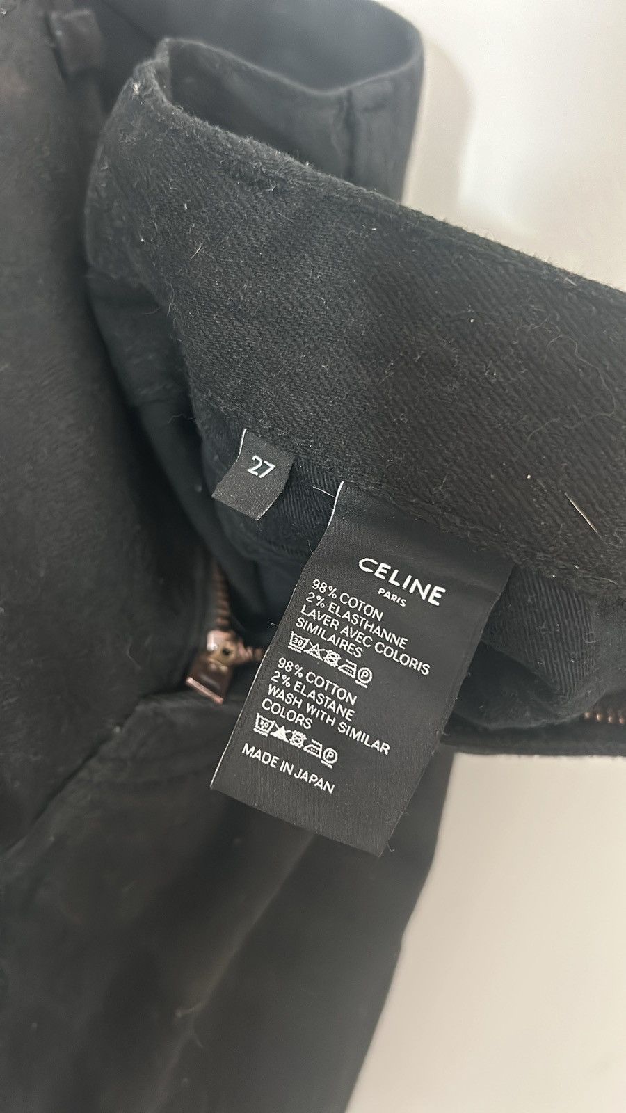 Celine Black Celine Jeans Size US 27 - 4 Thumbnail