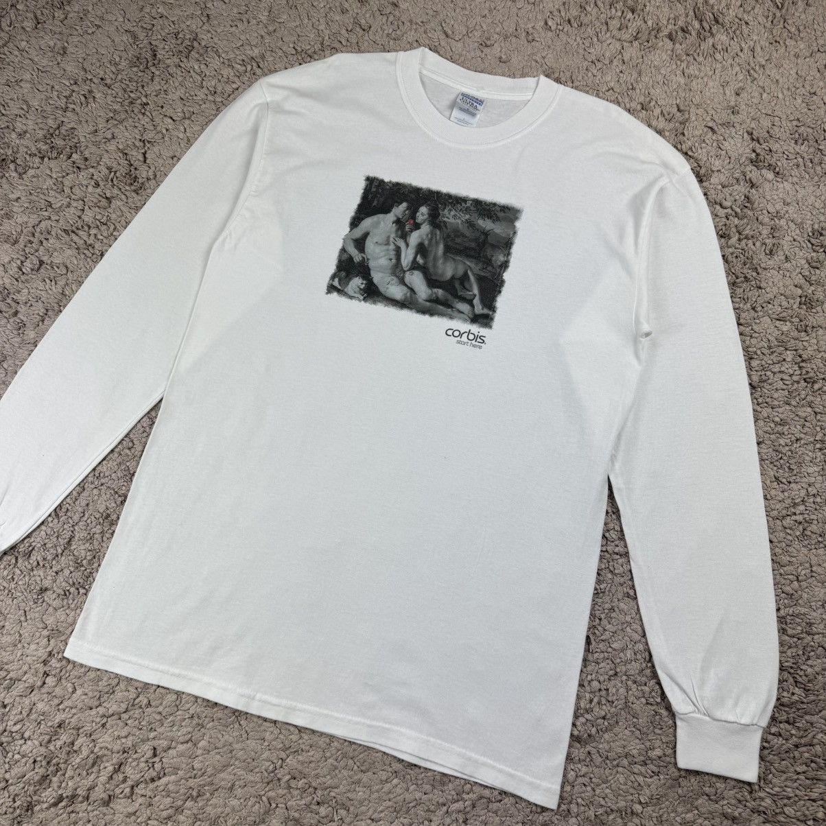Vintage Vintage Art The Fall of Man Graphic Photo T-shirt Size US L / EU 52-54 / 3 - 4 Thumbnail