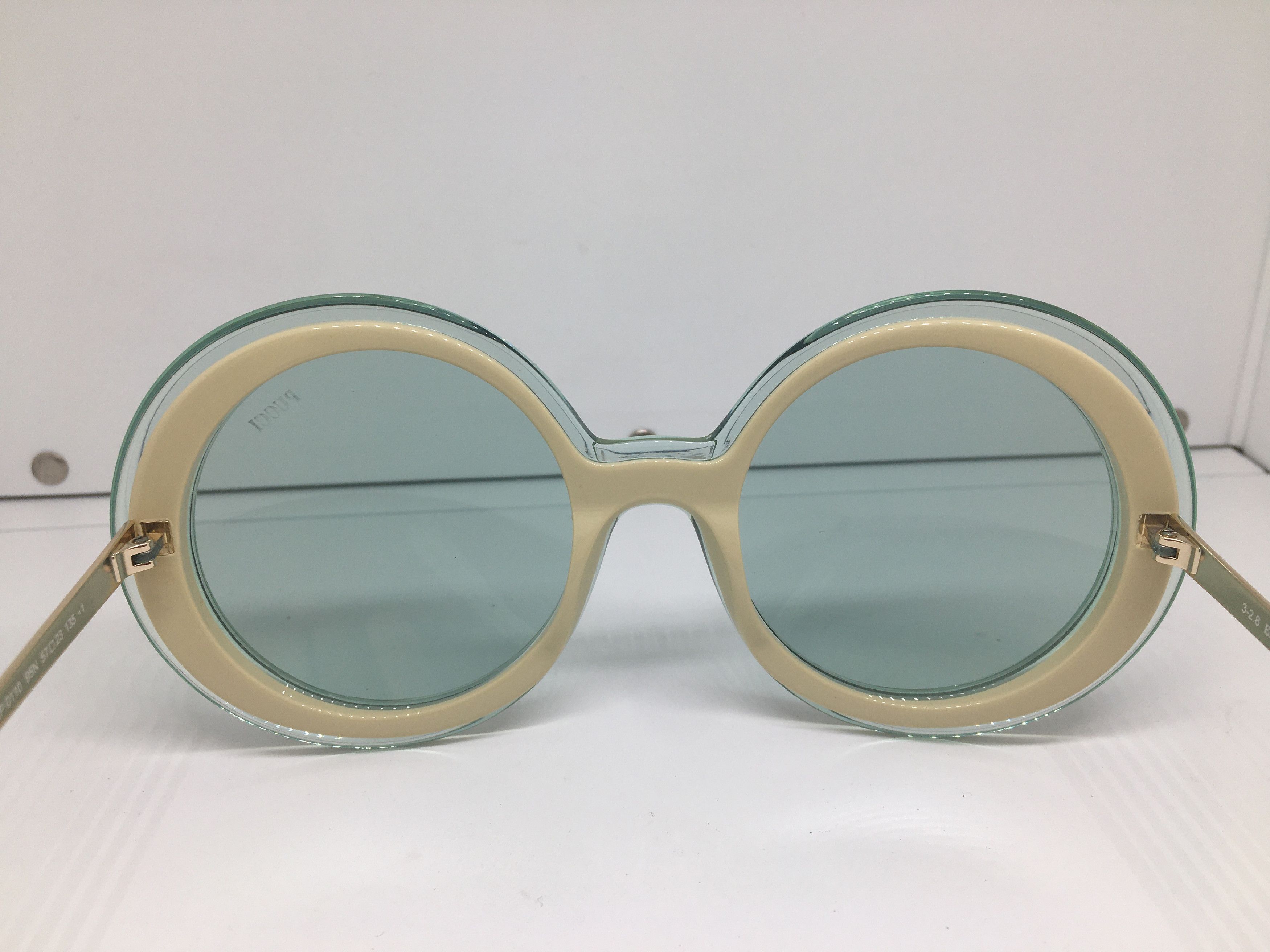 Emilio Pucci Emilio Pucci EP 0110 Oversize Round Sunglasses Frame Size ONE SIZE - 5 Thumbnail