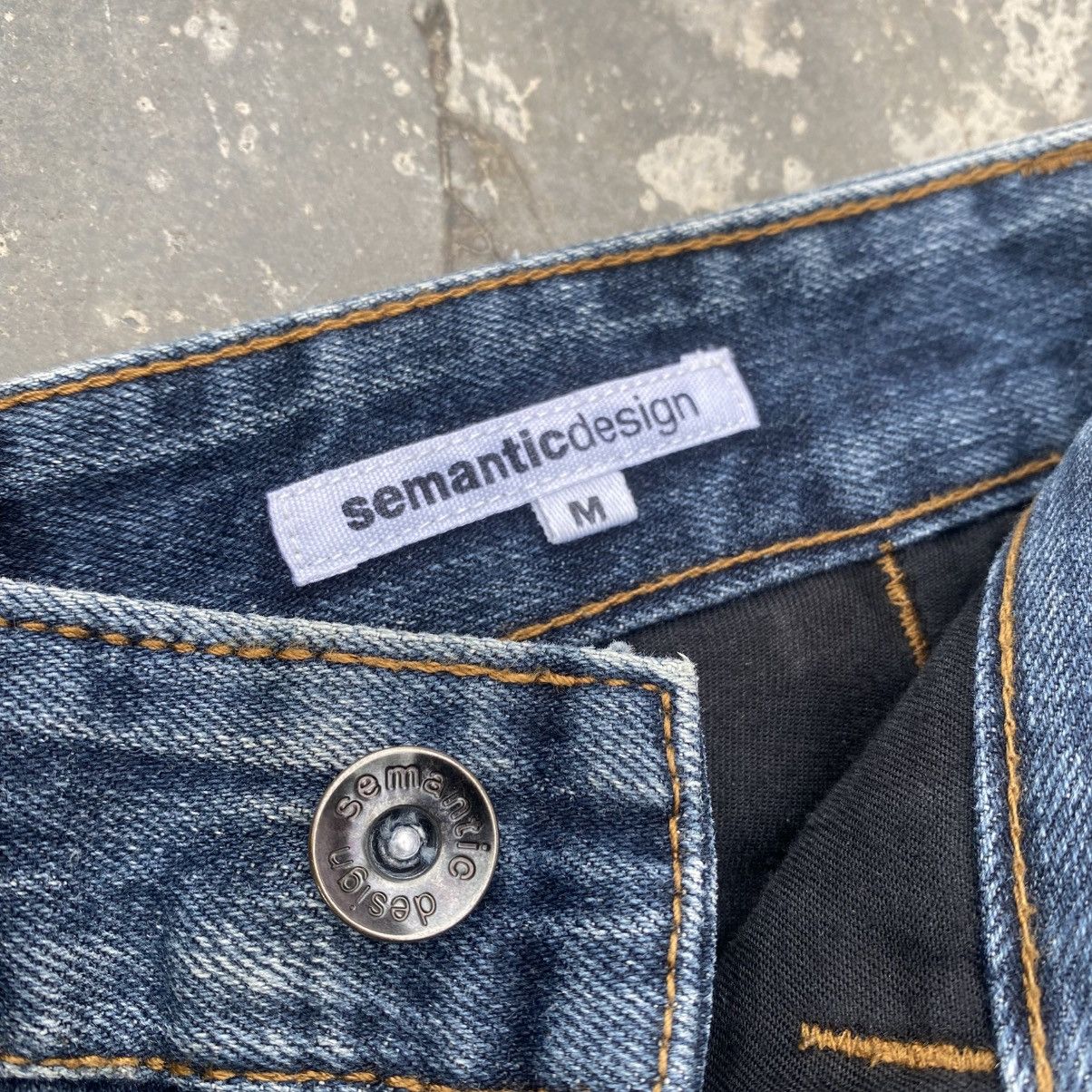 semanticdesign SEMANTIC DESIGN Distressed Funtional Zipper Punk Jeans Size US 30 / EU 46 - 10 Thumbnail