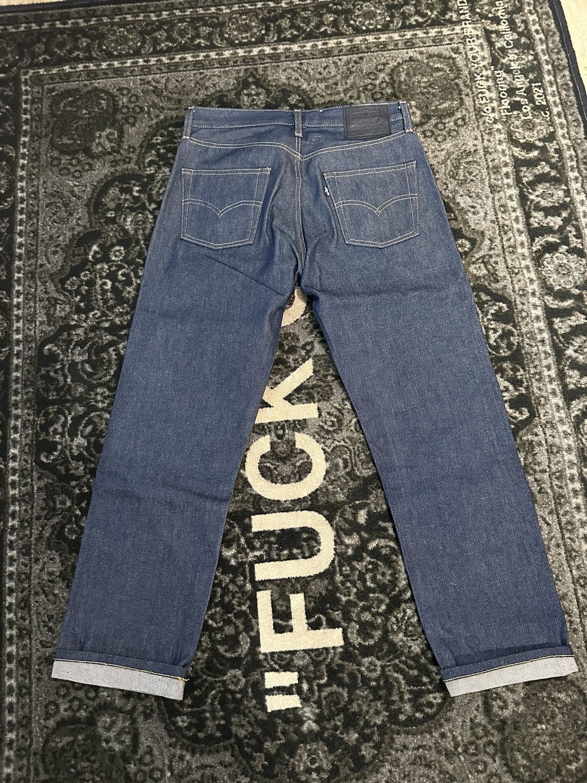 Levi's Levis 501 blue tab organic cotton blend Size US 30 / EU 46 - 6 Thumbnail
