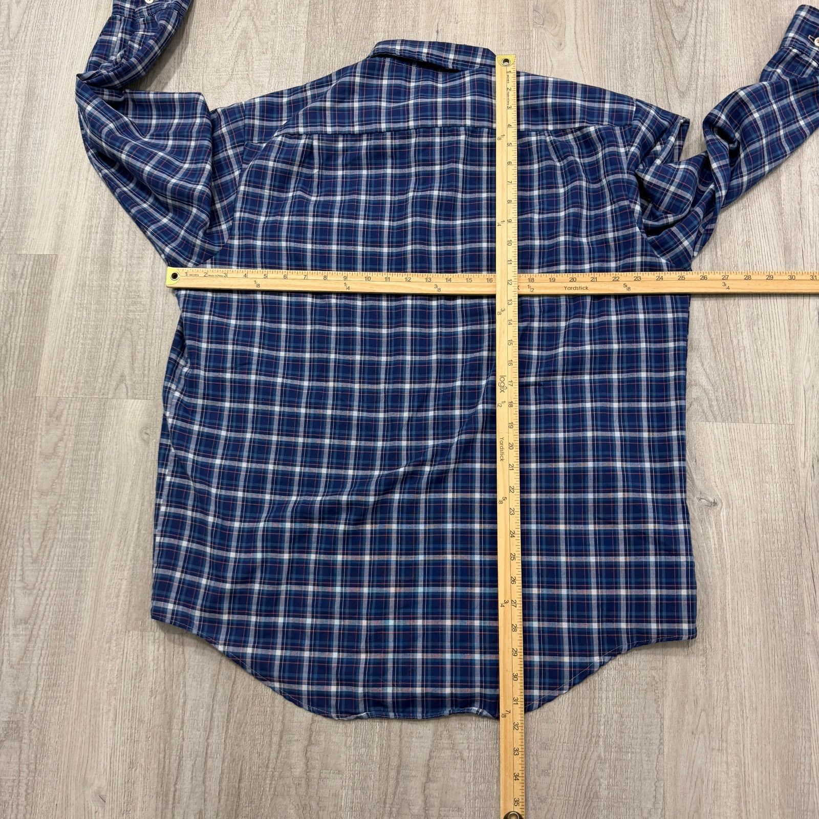 Vintage Vintage Big Mac Flannel Shirt Men's 2XL Blue Plaid 70s 80s Size US XXL / EU 58 / 5 - 8 Thumbnail