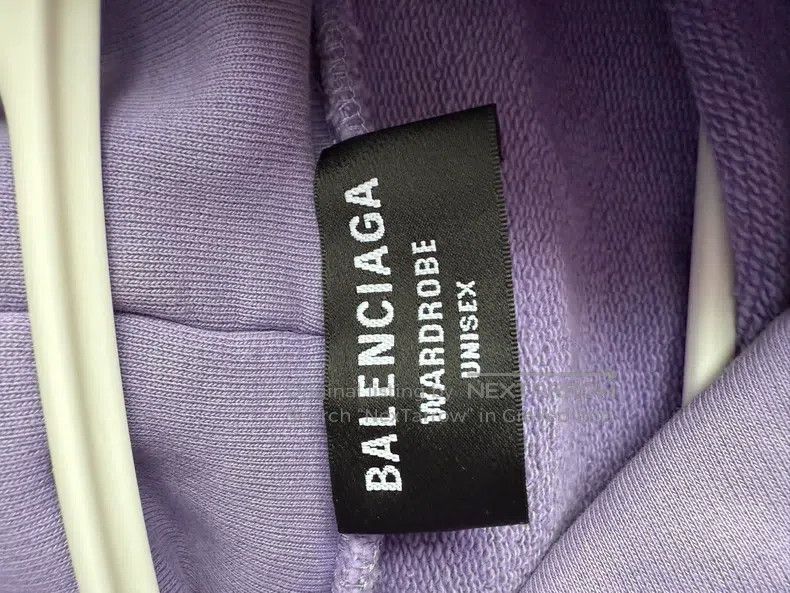 Other Balenciaga Eggplant Purple Coke Embroidered Hoodie Size US L / EU 52-54 / 3 - 3 Thumbnail