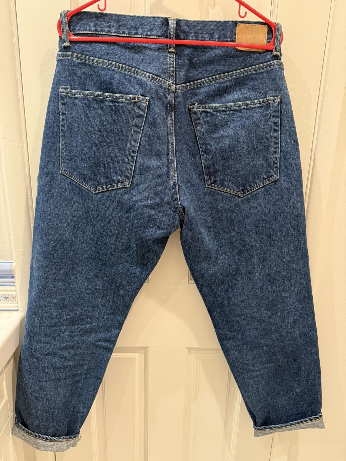 HATSKI Hatski Loose Taper Used Blue Size 3 Selvedge Denim Size US 31 - 2 Thumbnail