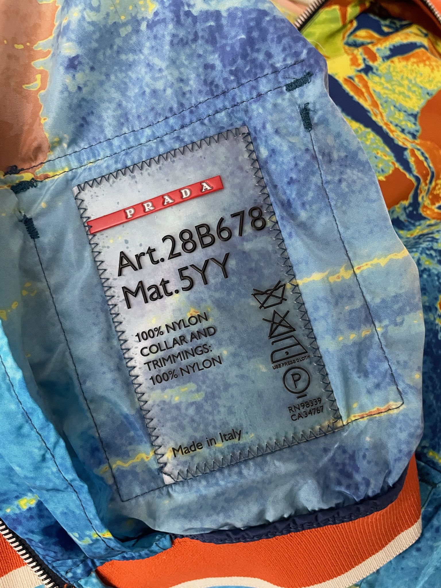 Prada Prada "Acid Hockey" jacket Size US S / EU 44-46 / 1 - 9 Thumbnail