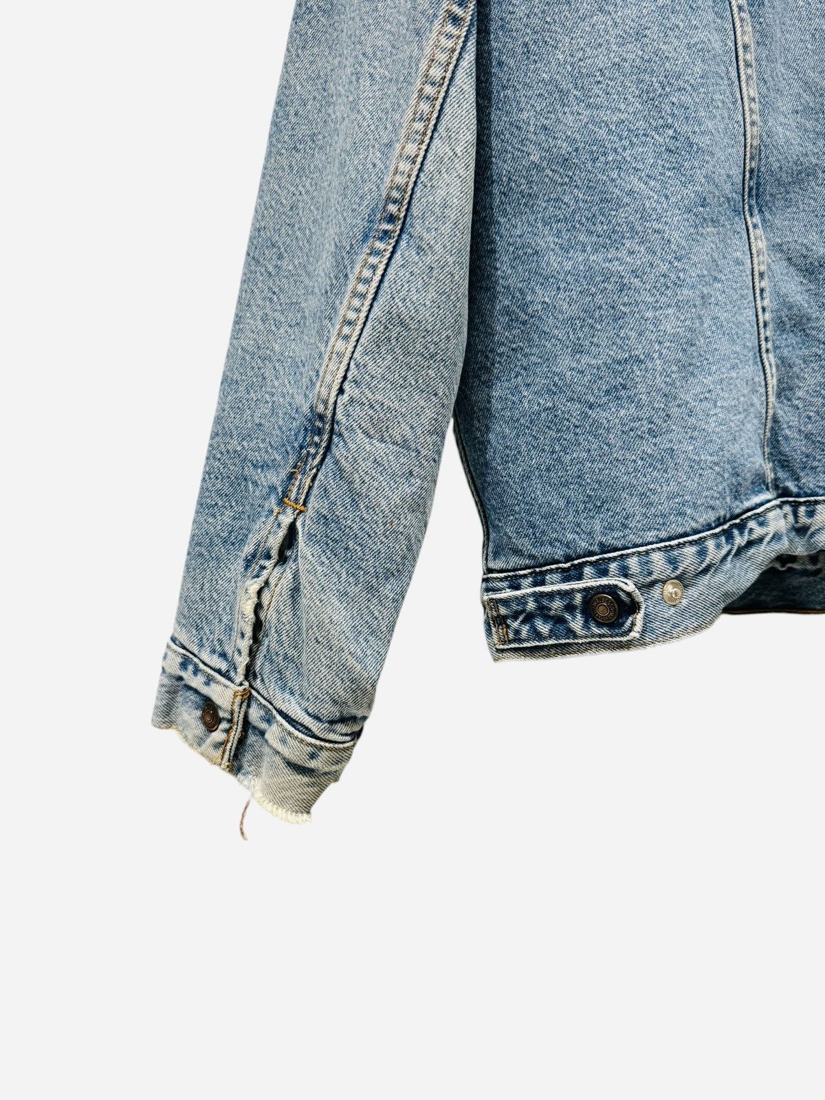 Levi's Rare Vintage Levi’s Denim Shearling Denim Jacket Size US XXL / EU 58 / 5 - 5 Thumbnail