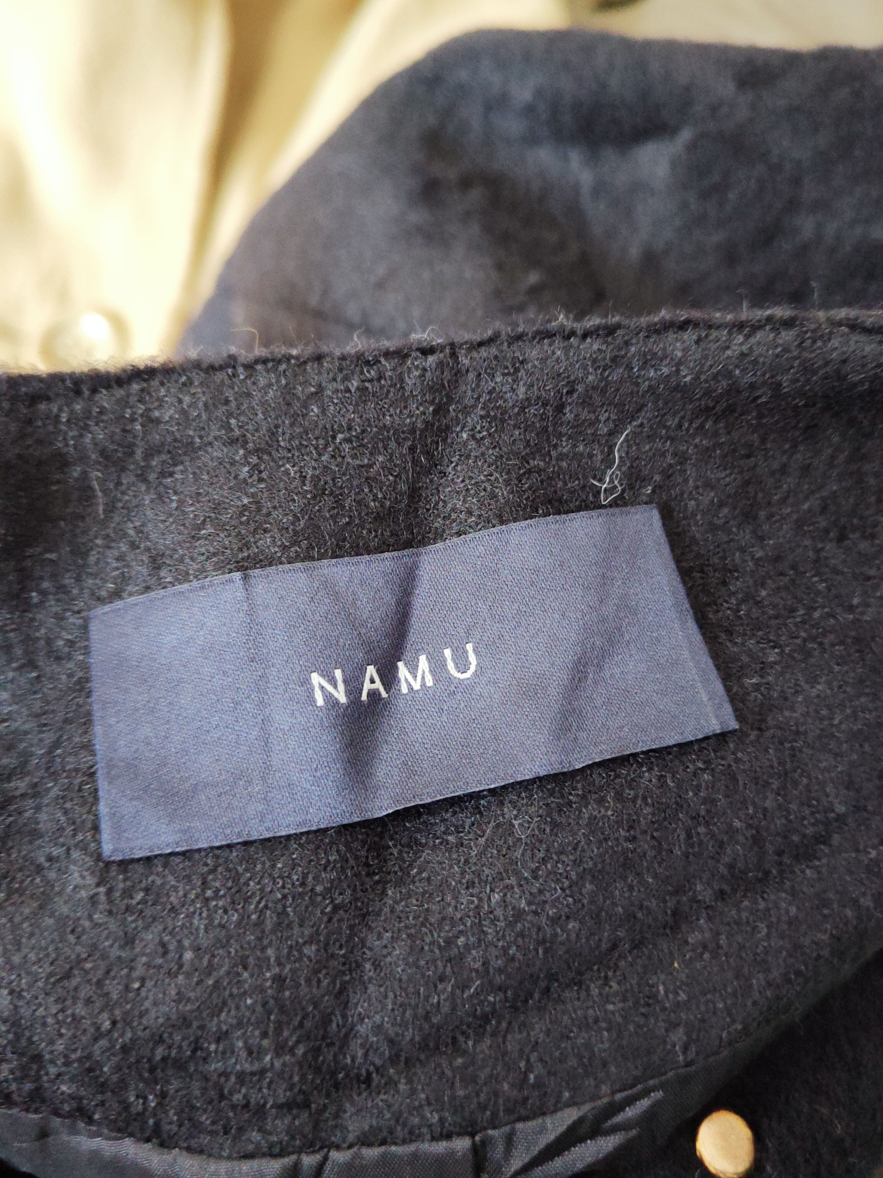 Japanese Brand × Vintage Artists Design 💥 Namu Black Wool Cropped Jackets Size S / US 4 / IT 40 - 11 Thumbnail