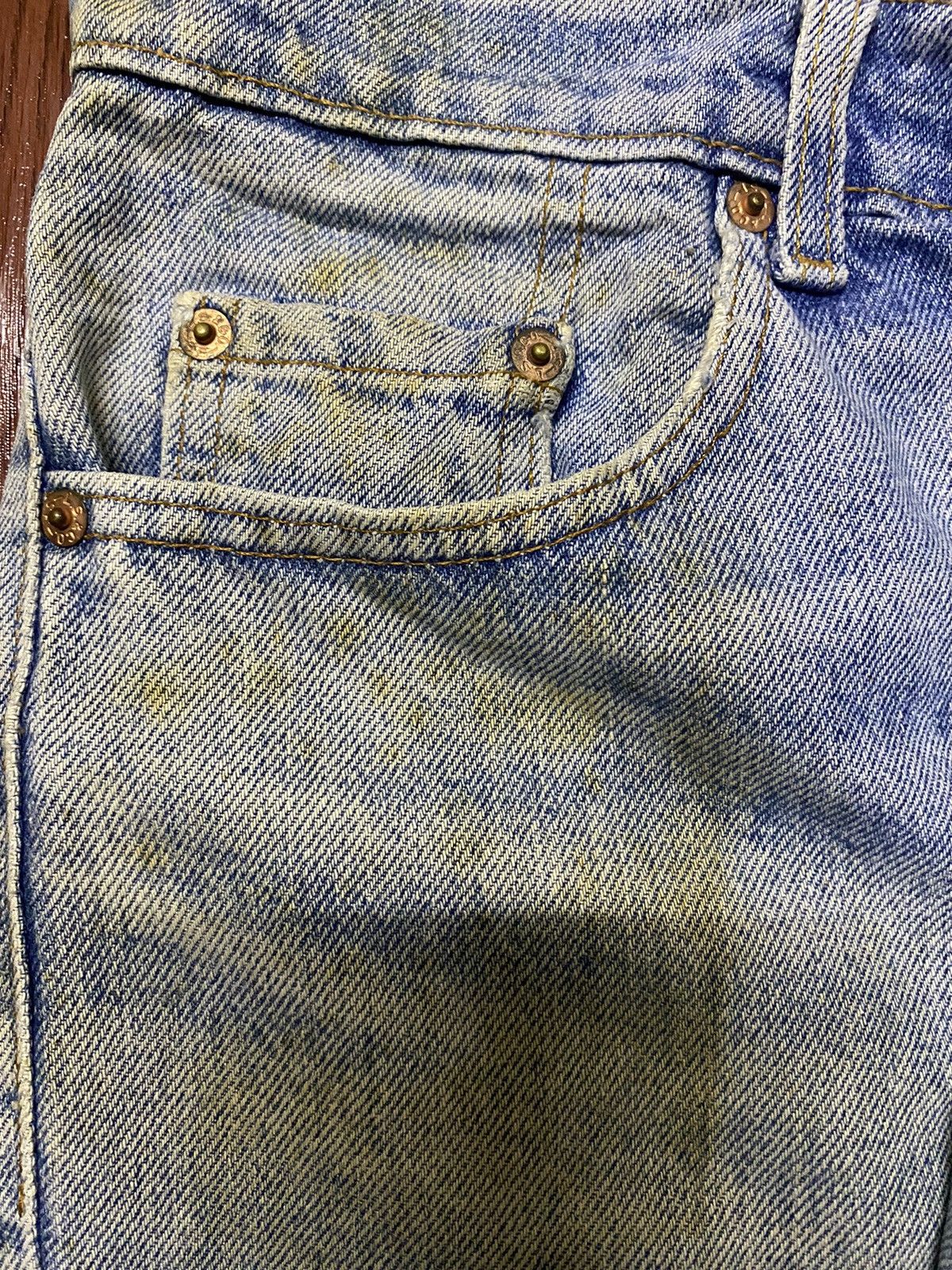 Levi's Vintage Levis 90s Vietnam Grunge Blue Faded Wash Jeans Size US 30 / EU 46 - 10 Thumbnail