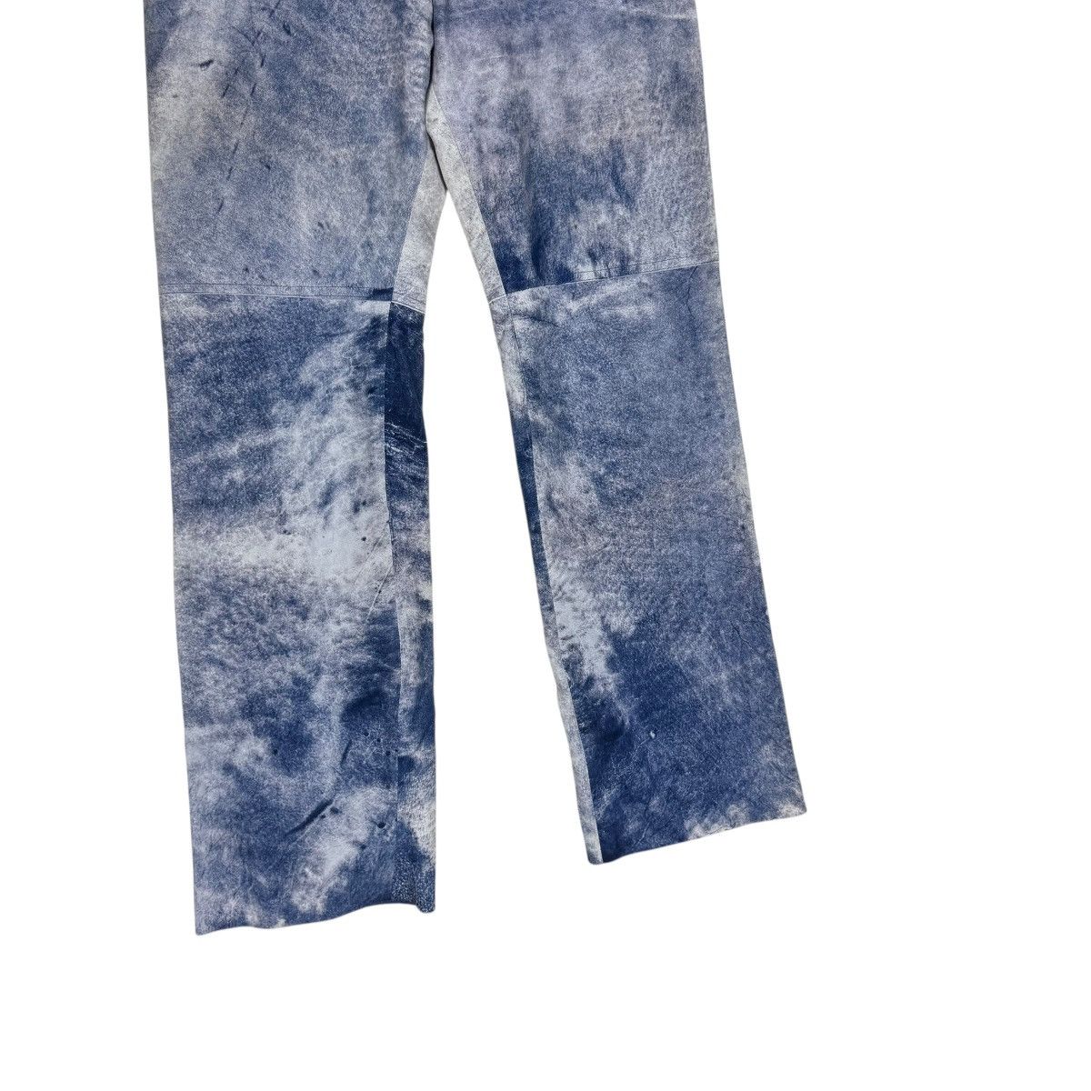 Jean Paul Gaultier 🔥JPG STONE WASHED SHEEPSKIN BIKERS PANTS Size US 30 / EU 46 - 7 Thumbnail