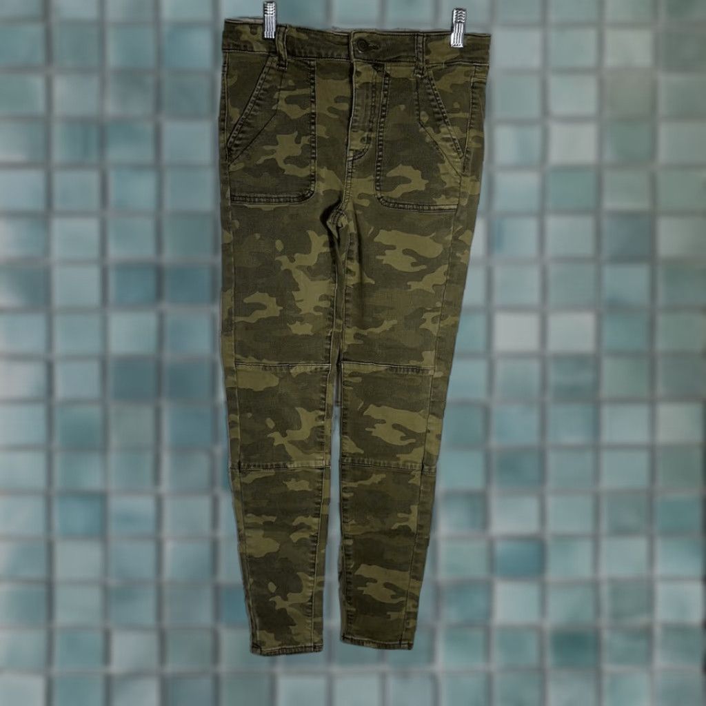 Vintage American Eagle AE Jeans Womens 4 Camo Hi Rise Jegging Super Stretch Legging Size 27" / US 4 / IT 40 - 1 Thumbnail