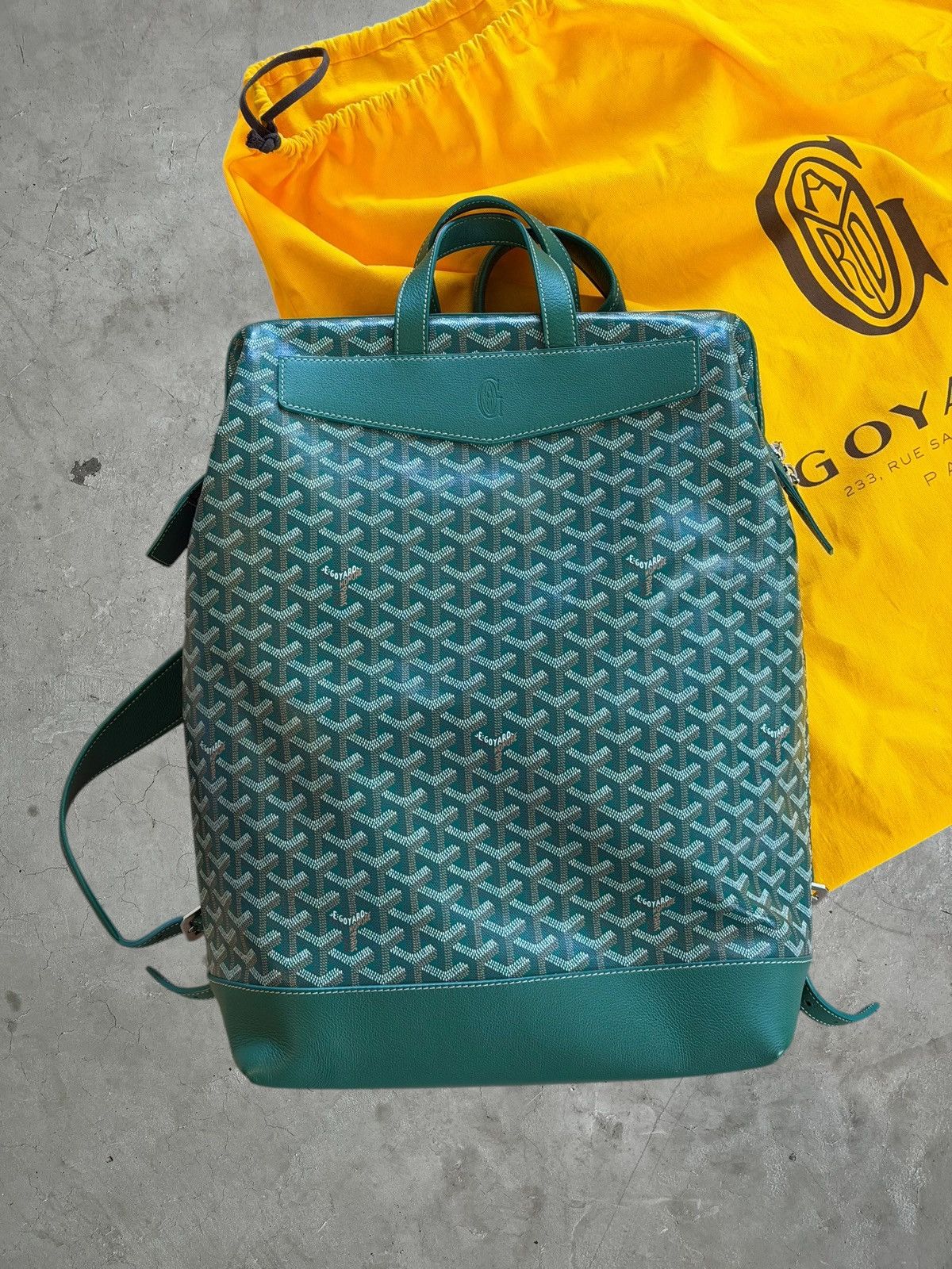 Goyard Goyard Green Cisalpin Backpack Size ONE SIZE - 3 Thumbnail