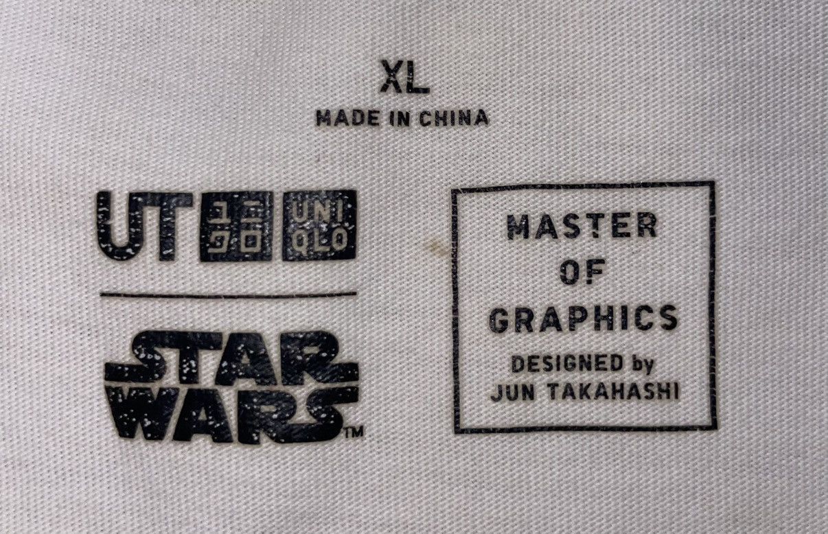 Uniqlo Uniqlo Star Wars Jun Takahashi DROIDS T-Shirt Men’s X Large Size US XL / EU 56 / 4 - 5 Thumbnail