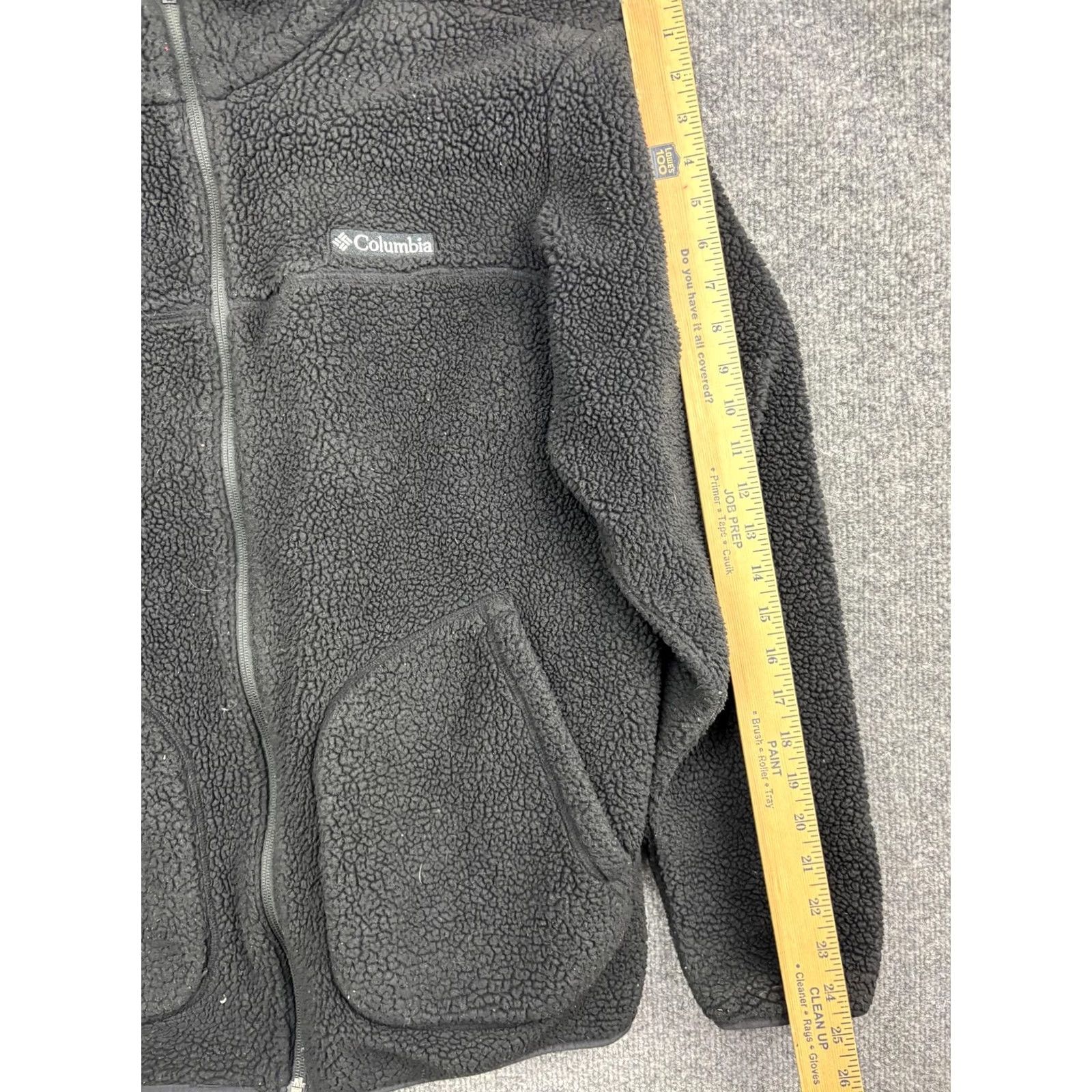 Vintage Columbia Jacket Mens Medium Black Full Zip Sherpa Fleece Outdoor Size US M / EU 48-50 / 2 - 4 Thumbnail