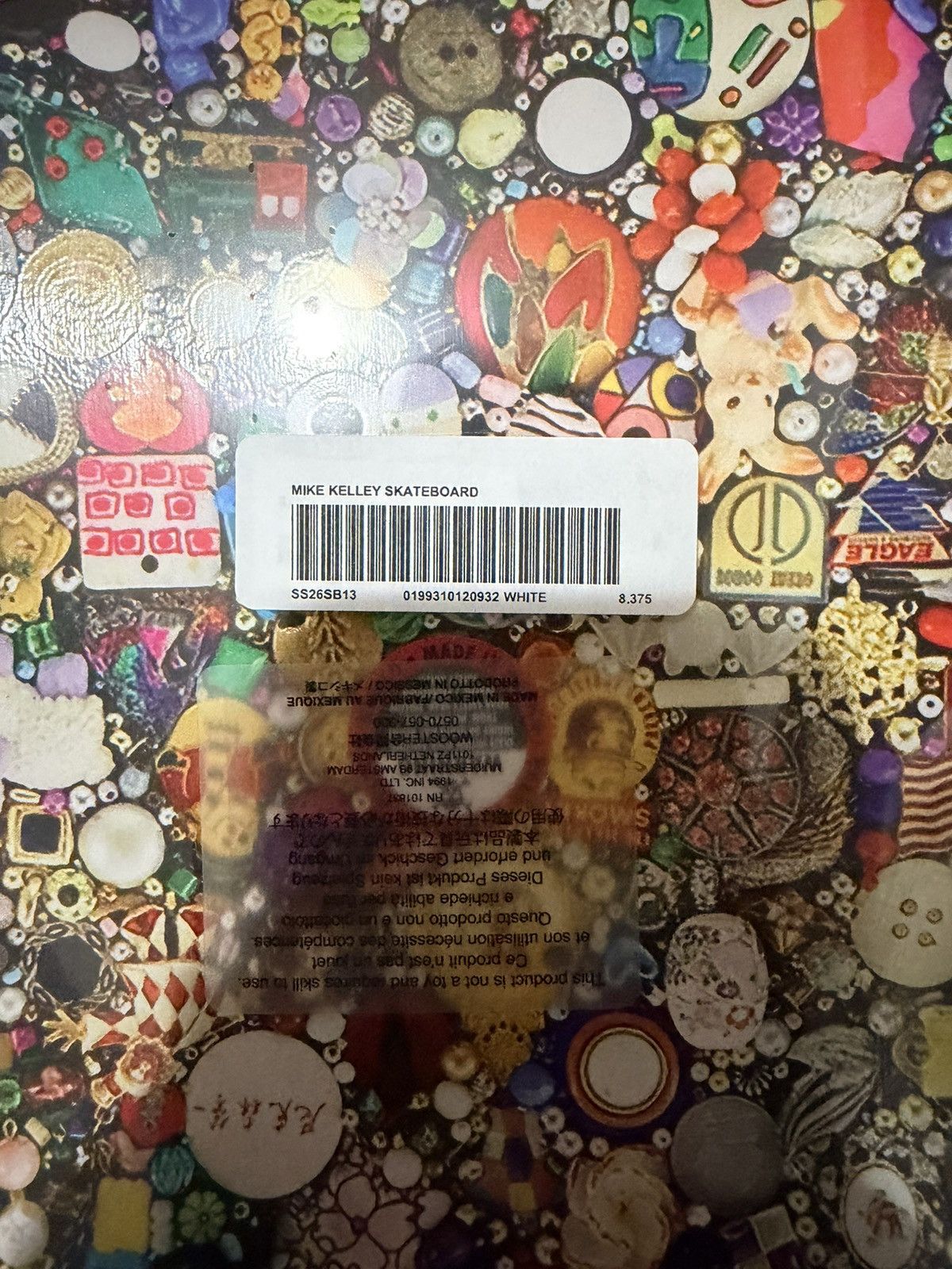 Supreme Supreme Mike Kelley Skateboard Deck Multicolor Size 8.375 Size ONE SIZE - 3 Thumbnail