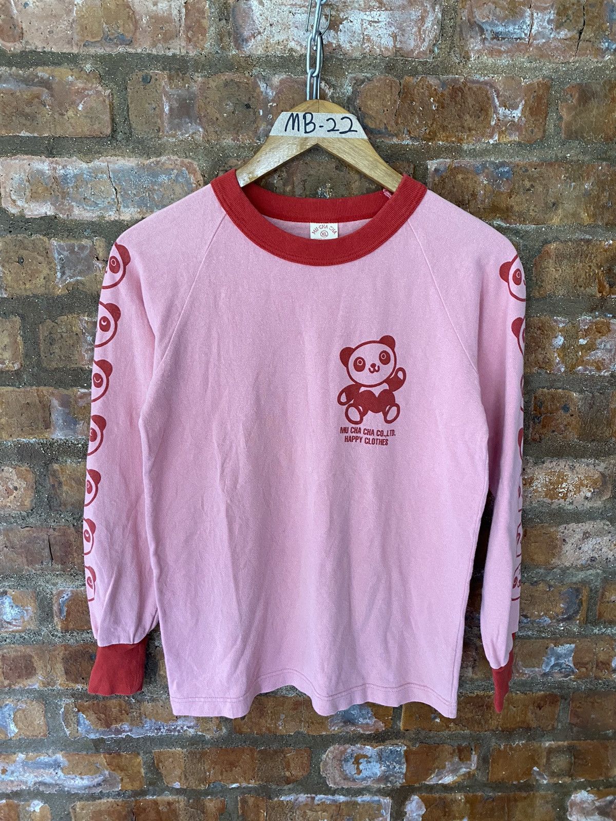 Super Lovers 1990s Mu Cha Cha Japan Bear shirt LS Size S / US 4 / IT 40 - 2 Thumbnail