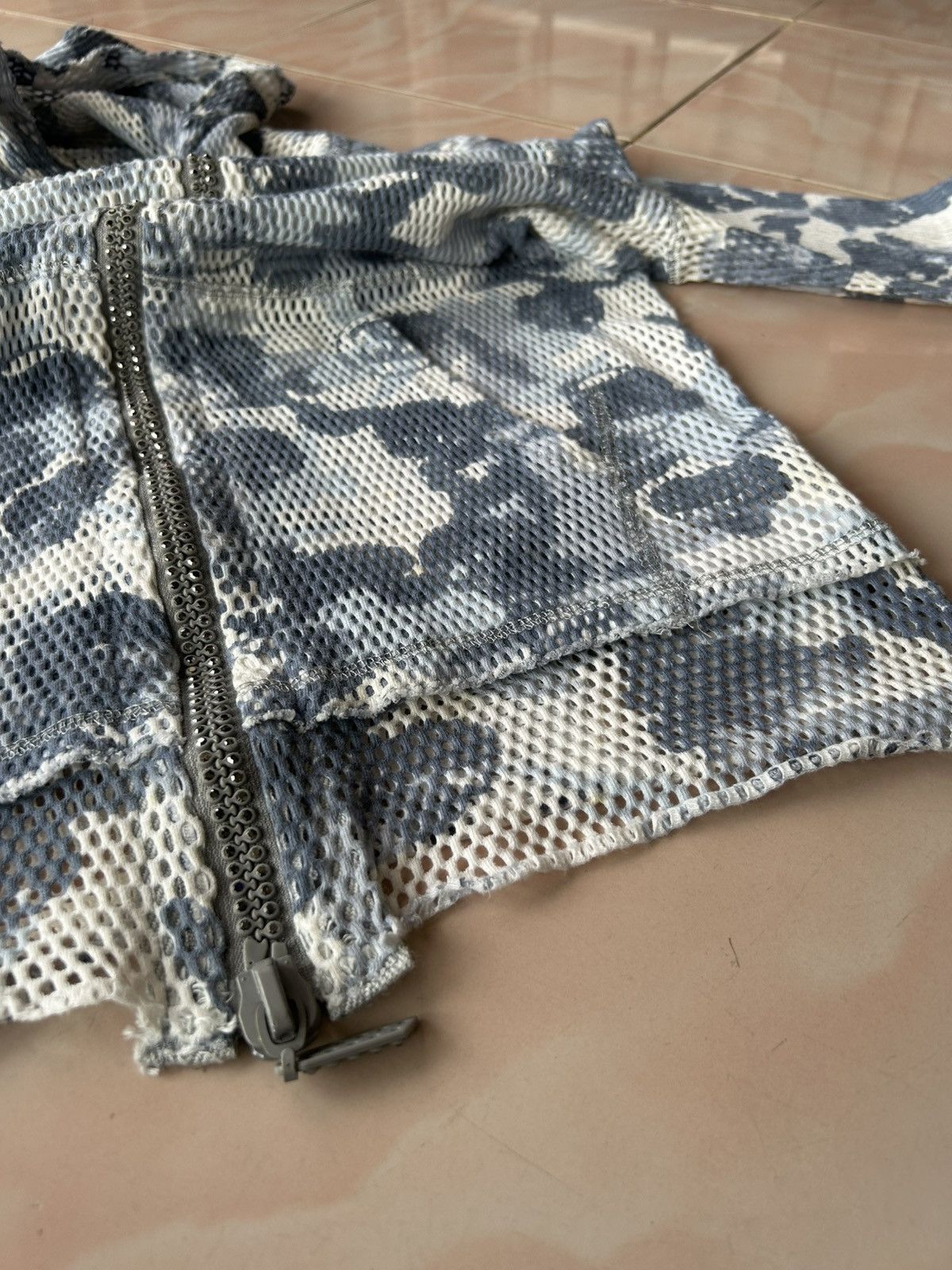 FranCisT MOR.K.S Zip Up Camo Mesh Hoodie Size XXS / US 00 / IT 34 - 8 Thumbnail