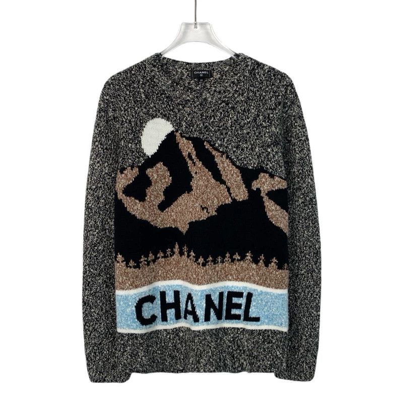 Chanel ChanelSki series 24 color-blocked logo letter inlaid cashme Size XS / US 0-2 / IT 36-38 - 1 Thumbnail