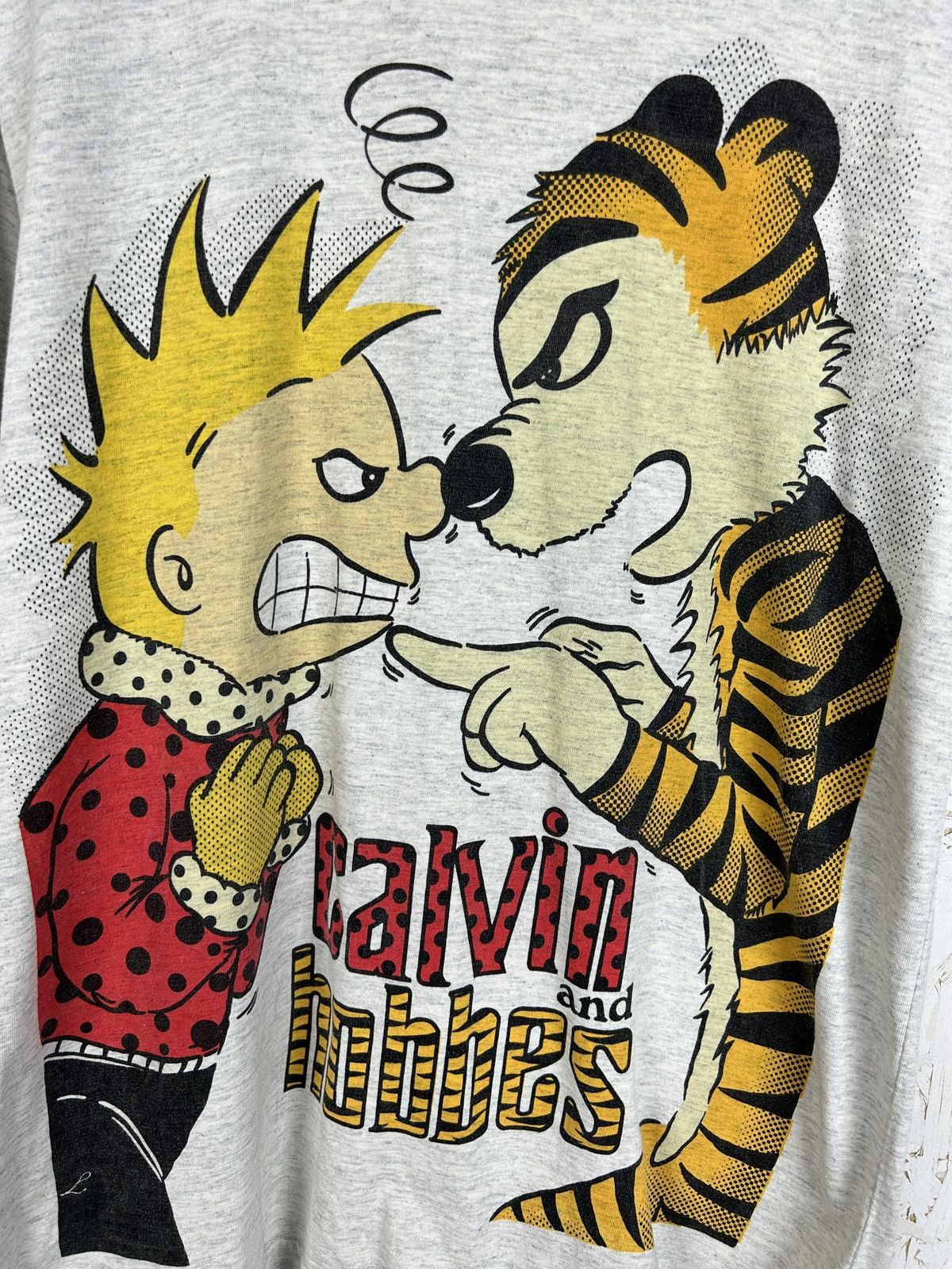 Vintage Vintage Calvin And Hobbes Movie Cartoon T-Shirt Grey S Size US M / EU 48-50 / 2 - 2 Thumbnail