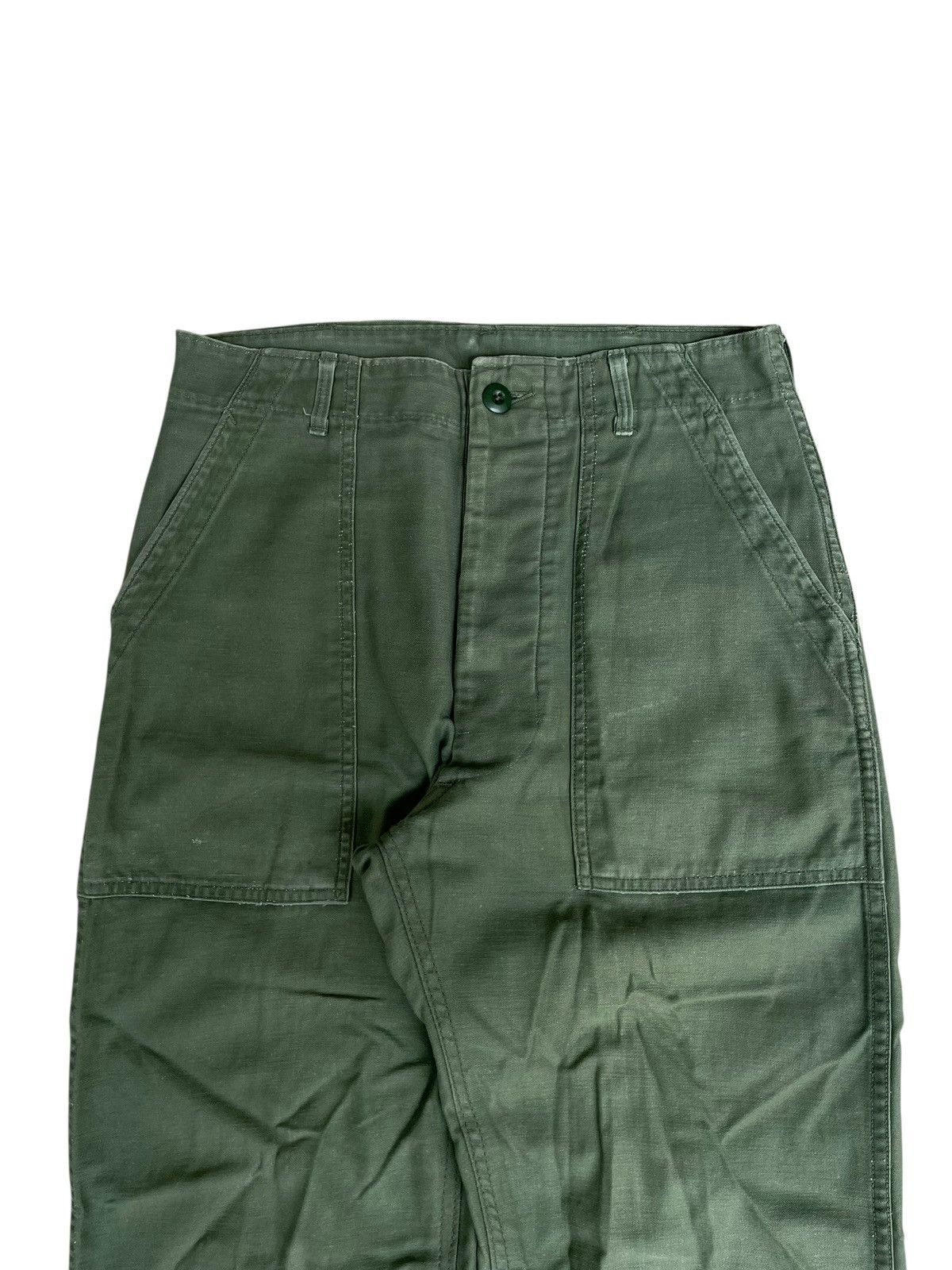 Vintage OG 107 VTG US Army Fatigue Military Baker Pants Size US 30 / EU 46 - 2 Thumbnail