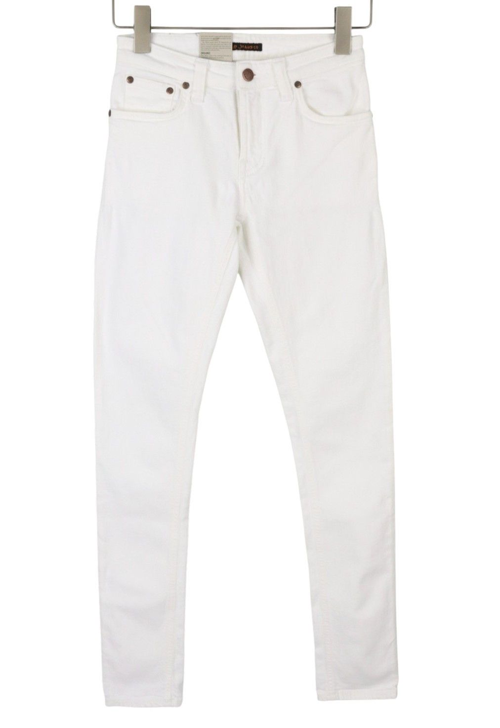 Nudie Jeans SKINNY LIN WHITE W26/L32 Denim Jeans 87259 Size 26" / US 2 / IT 38 - 1 Thumbnail