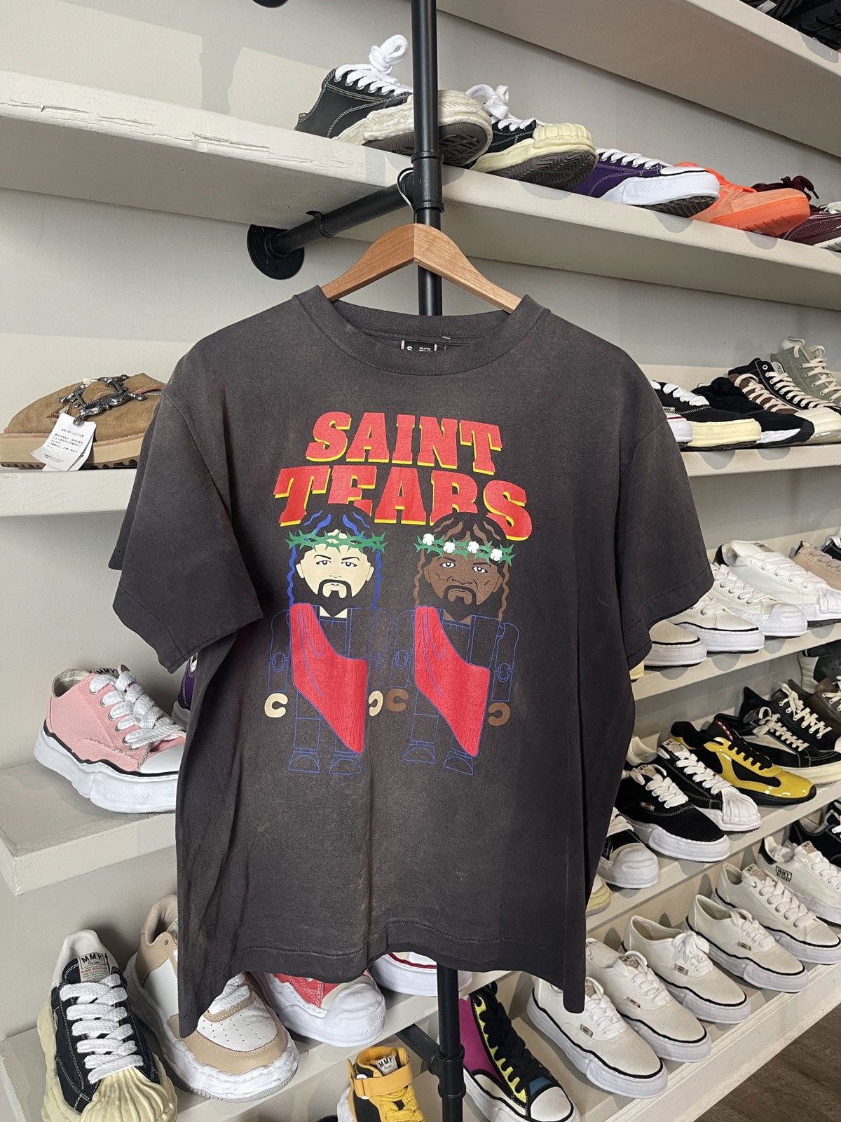 DENIM TEARS ブラック ジーザス シーロー Tシャツ Denim Tears Black Jesus | Grailed