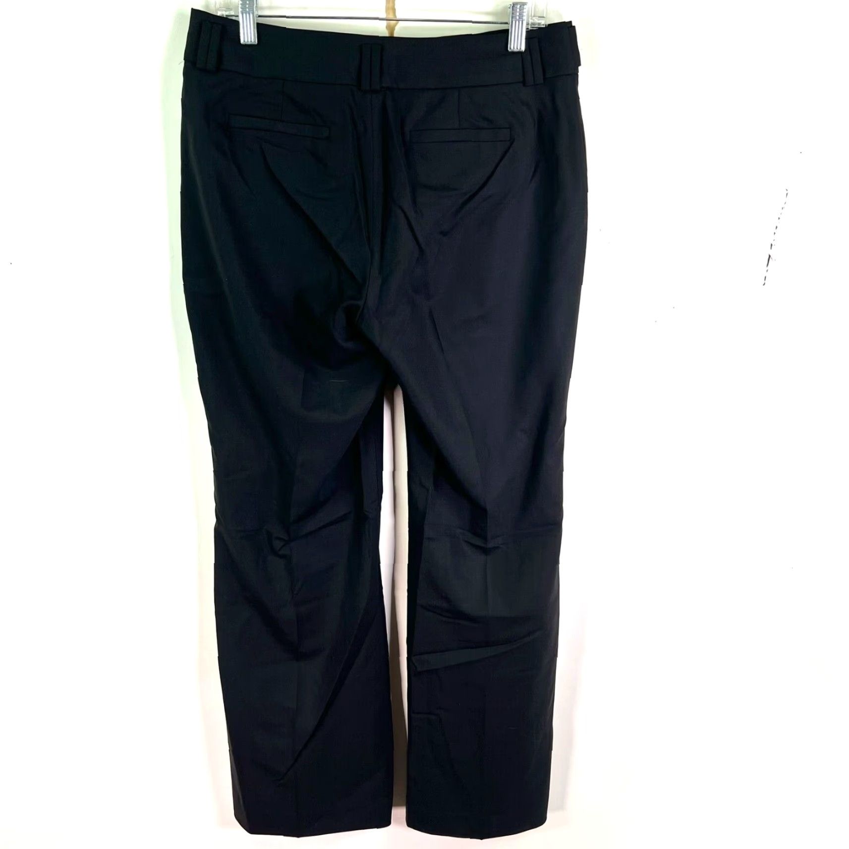 Banana Republic VINTAGE Banana Republic Womens Flared Dress Pants Size 8 Black Wool Lined 32x34 Business Casual Formal Size 30" / US 8 / IT 44 - 7 Thumbnail