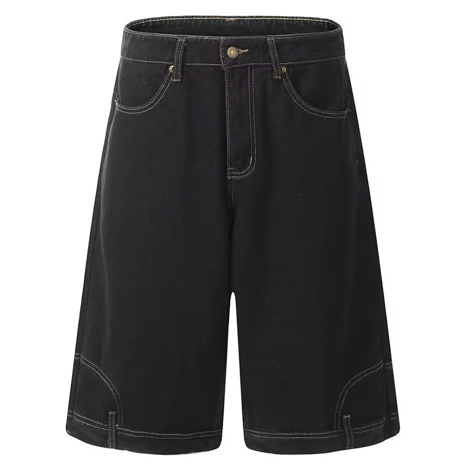 Jean Reversed Wide Leg Jorts Size US 33 - 5 Thumbnail