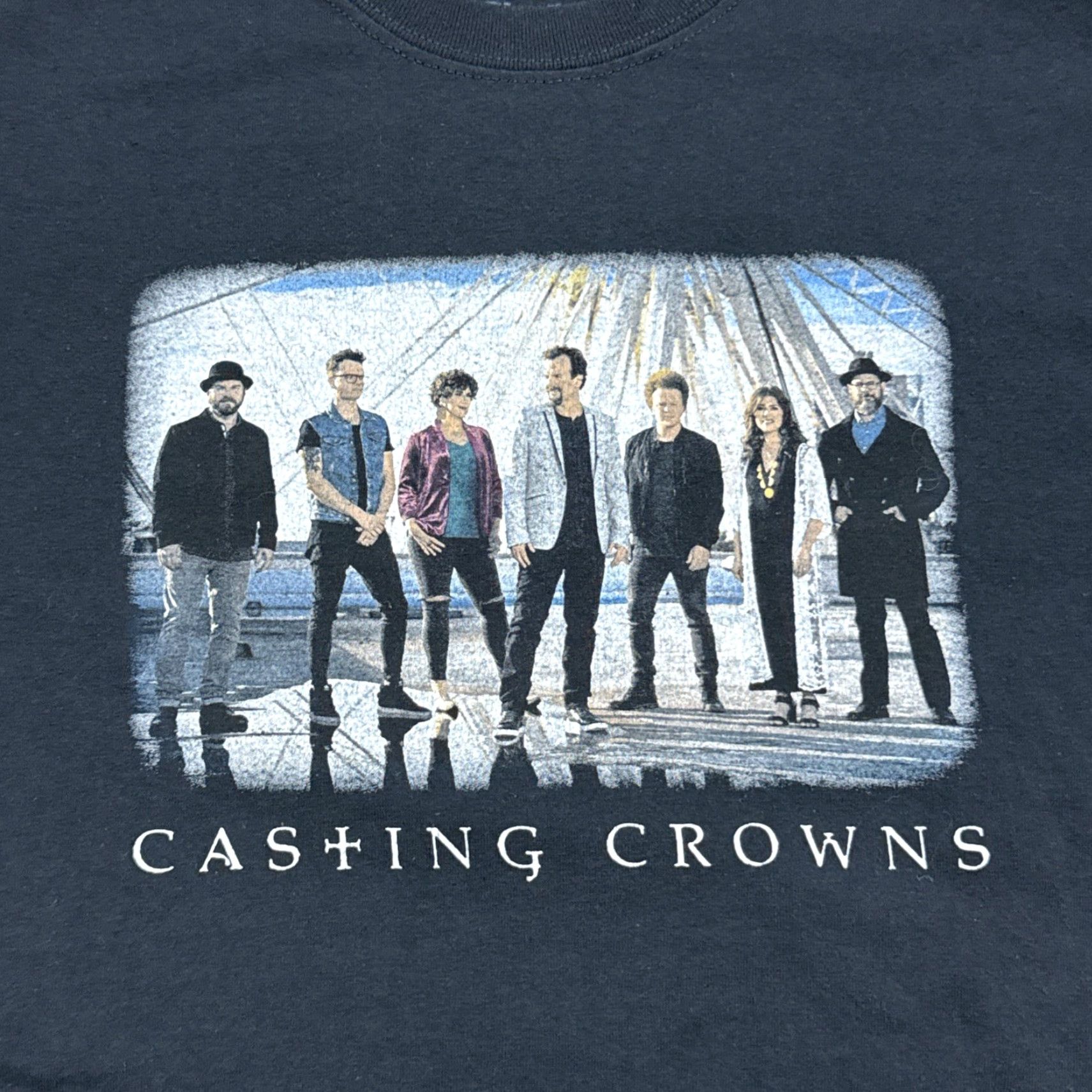 Gildan Casting Crowns 2019 Only Jesus Tour Double-Sided T Shirt Size Small Men Black Short Sleeve Gildan Shirt Size US S / EU 44-46 / 1 - 2 Thumbnail