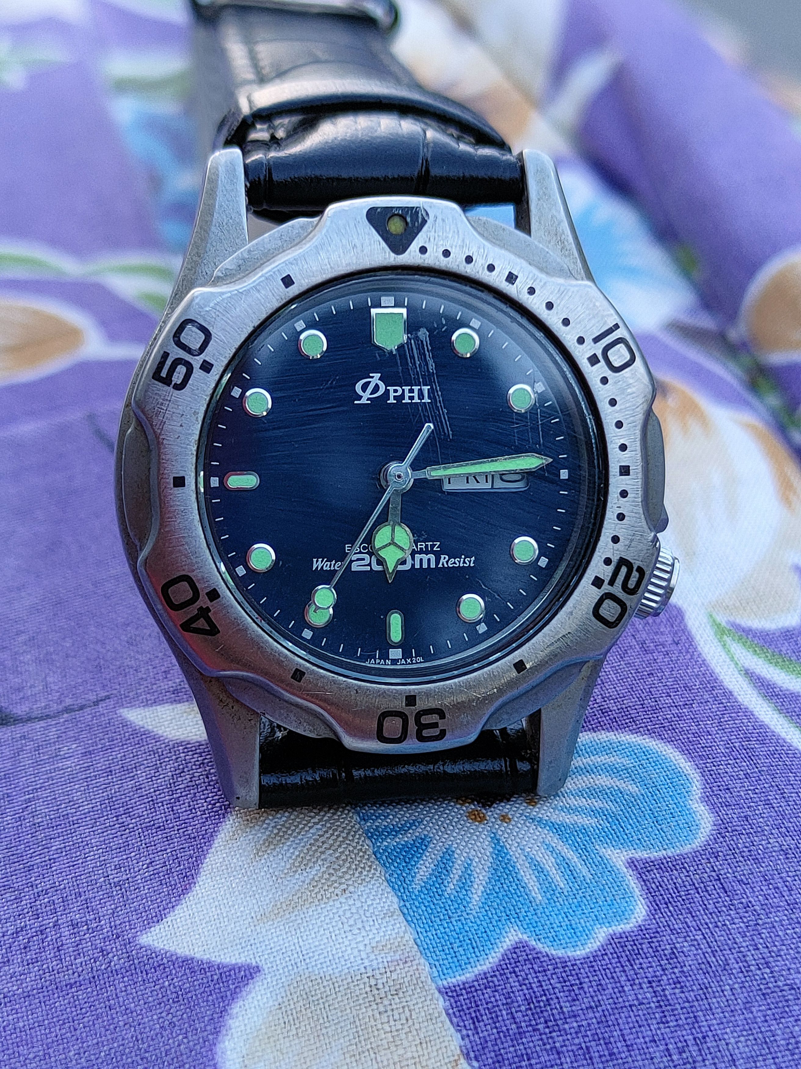 Japanese Brand 200M PHI diver starfish japan design vintage watch Size ONE SIZE - 13 Thumbnail