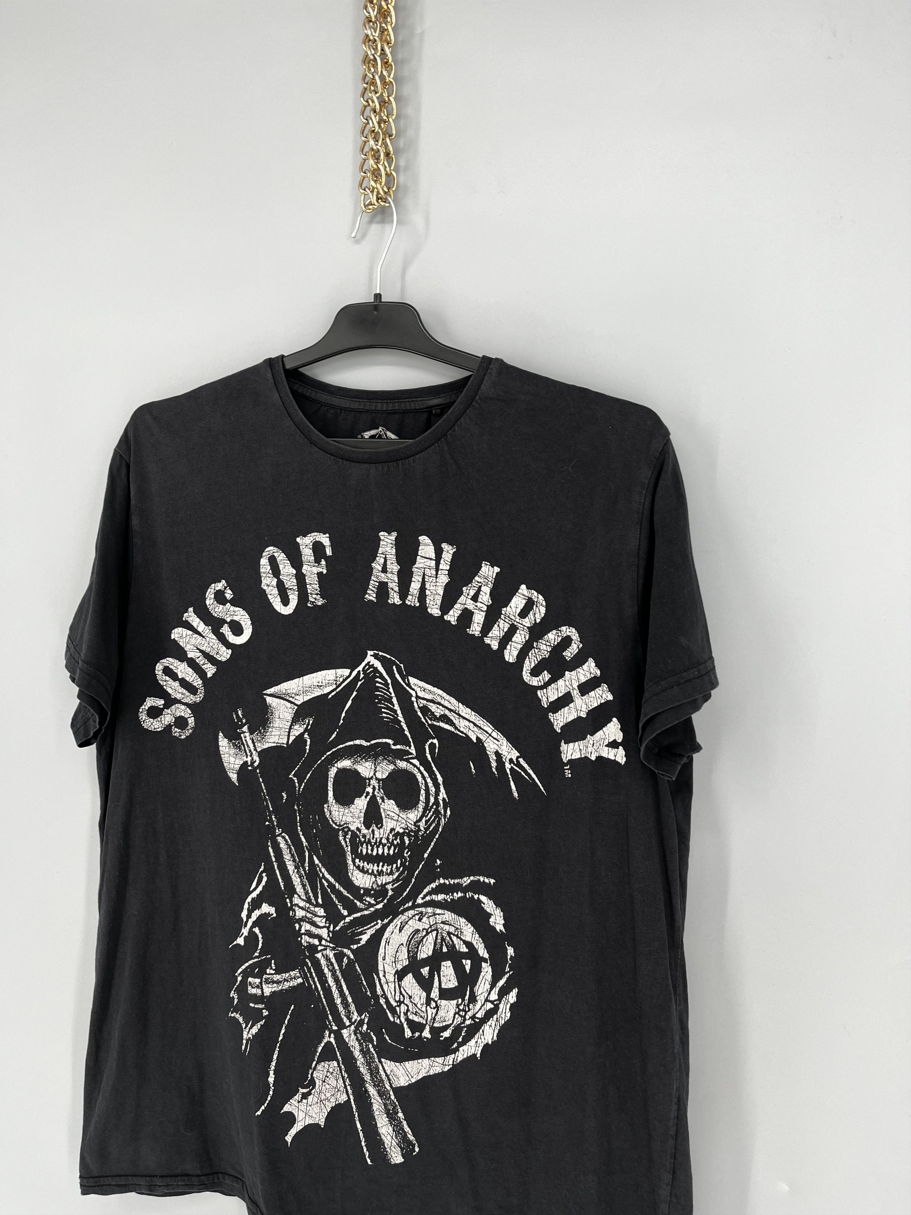 Band Tees Vintage SOA Sons Of Anarchy Vintage Band Graphic Tee Faded Size US XL / EU 56 / 4 - 4 Thumbnail
