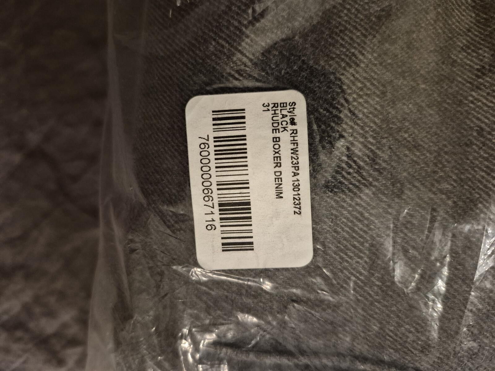 Rhude Rhude Black Denim Jeans Size 31 BNWT Size US 31 - 10 Thumbnail