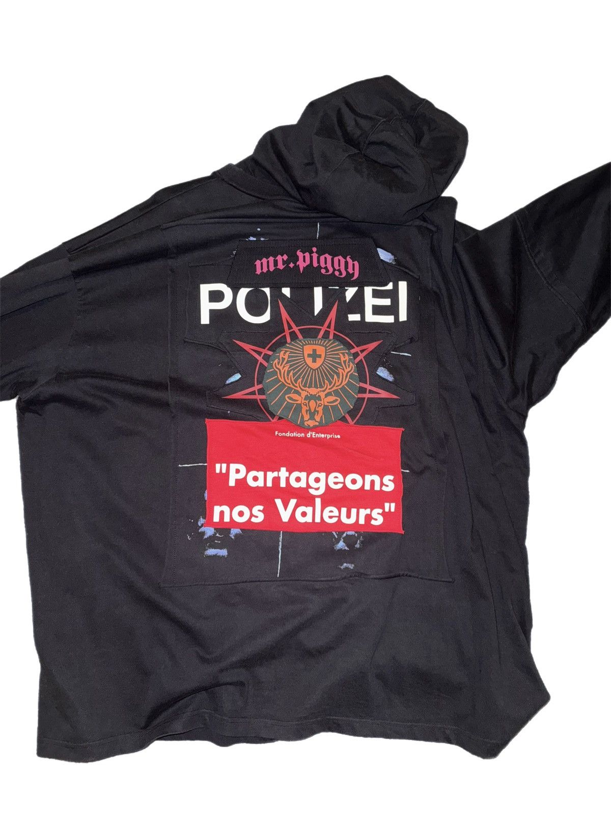 Vetements Vetements SS19 Oversized Graphic Hoodie Black Russia Print Size US L / EU 52-54 / 3 - 2 Thumbnail