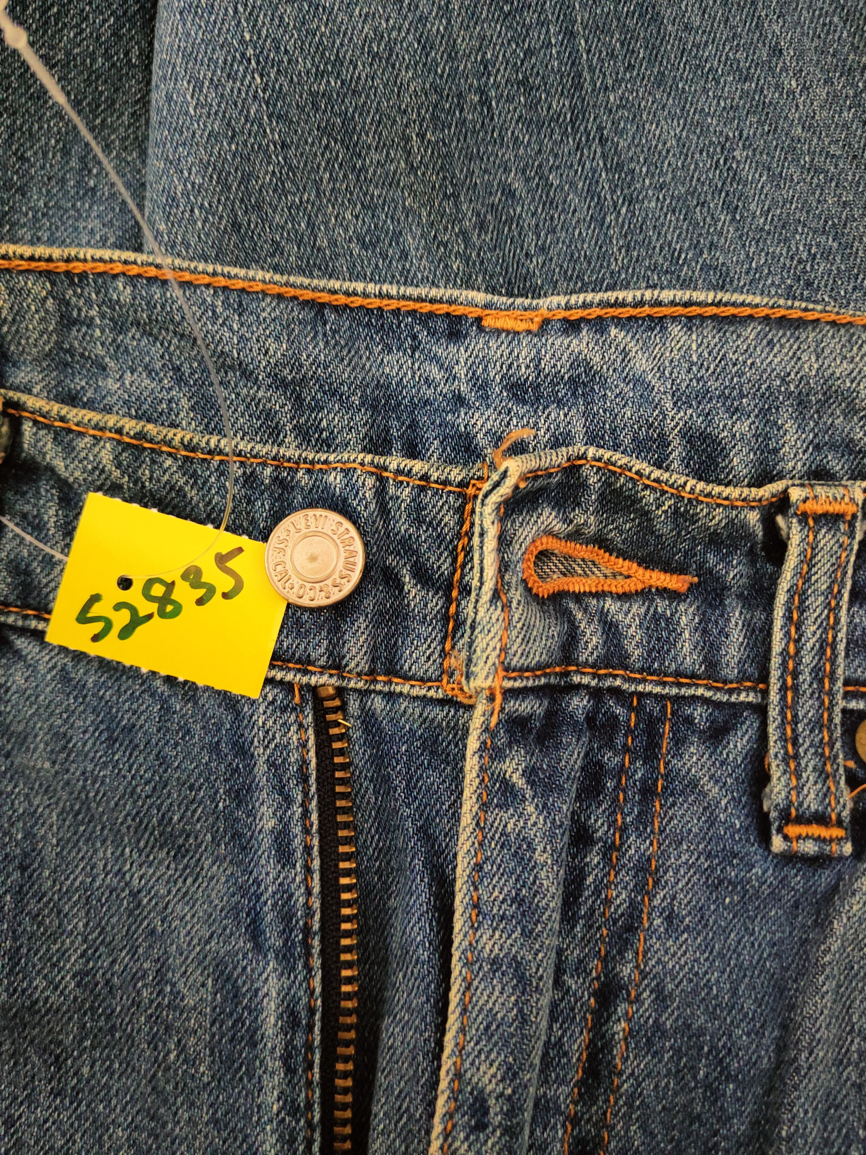 Levi's 509 Levi's Blue Distressed Ripped denim Jeans #S2835 Size US 30 / EU 46 - 18 Thumbnail